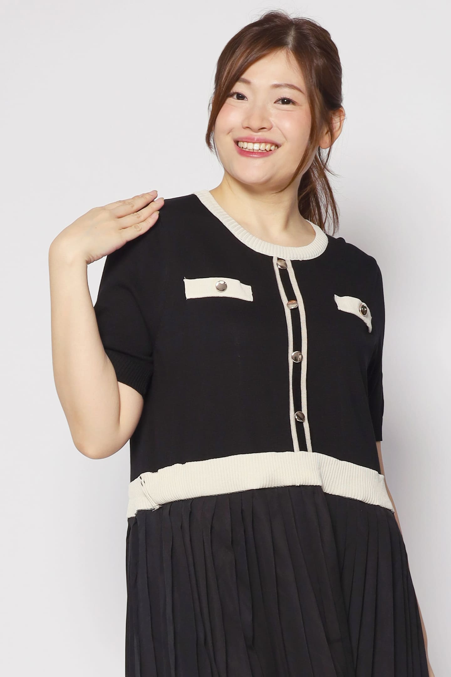Audrey Knit Dress in Black