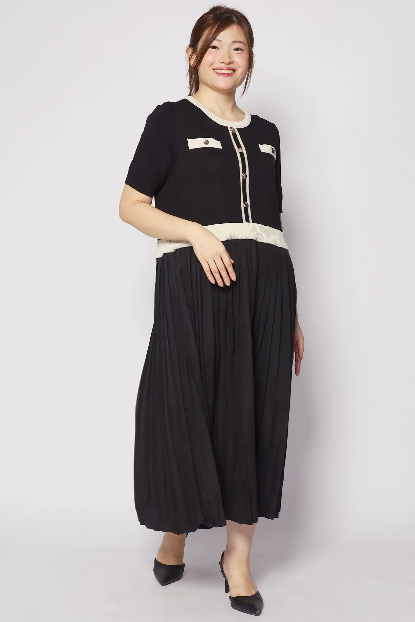 Audrey Knit Dress in Black