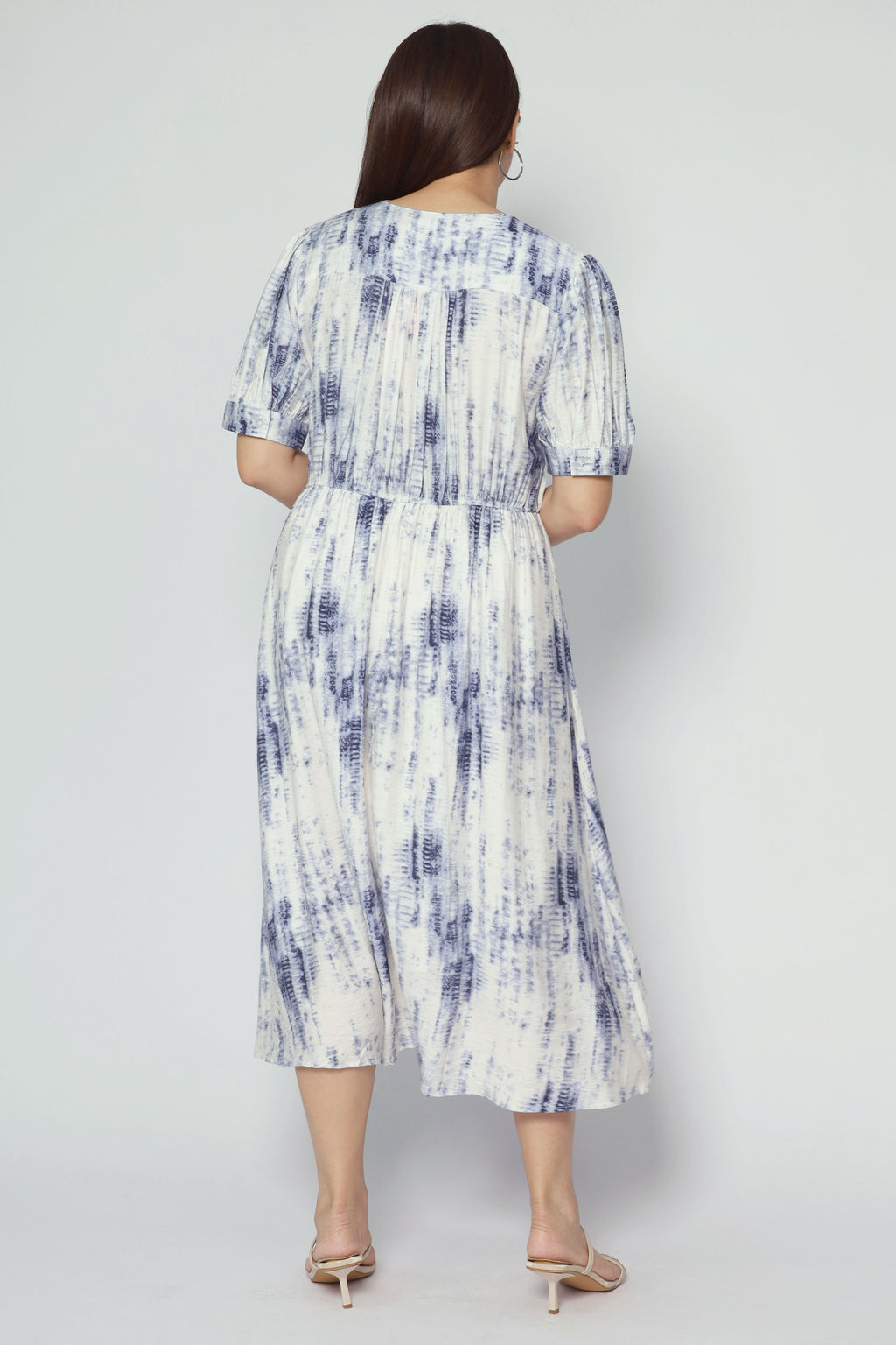Bonbon Dress in Dye Bloom
