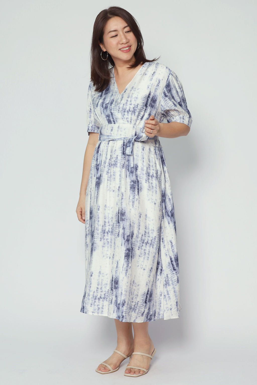 Bonbon Dress in Dye Bloom