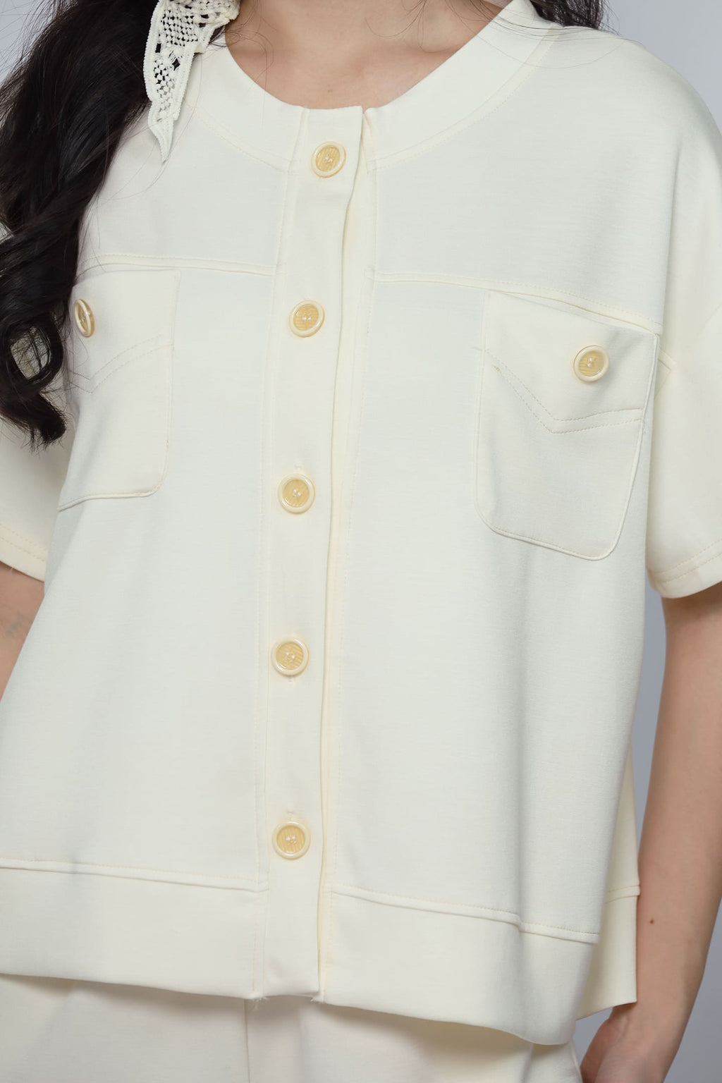 JOY - Cuddle 2 in 1 Button Top and Shorts Set