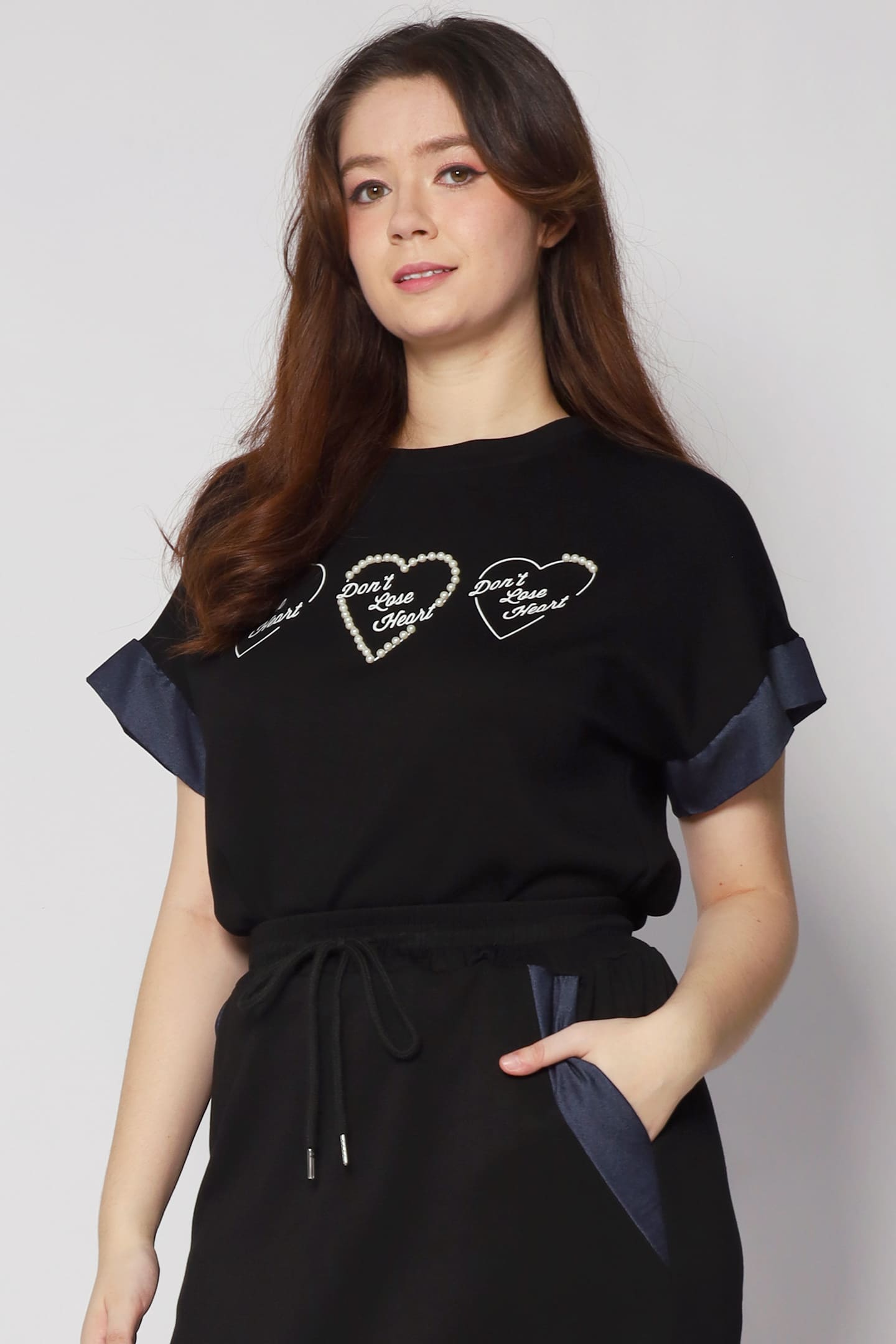 Don't Lose Heart 2 in 1 Skirt Set