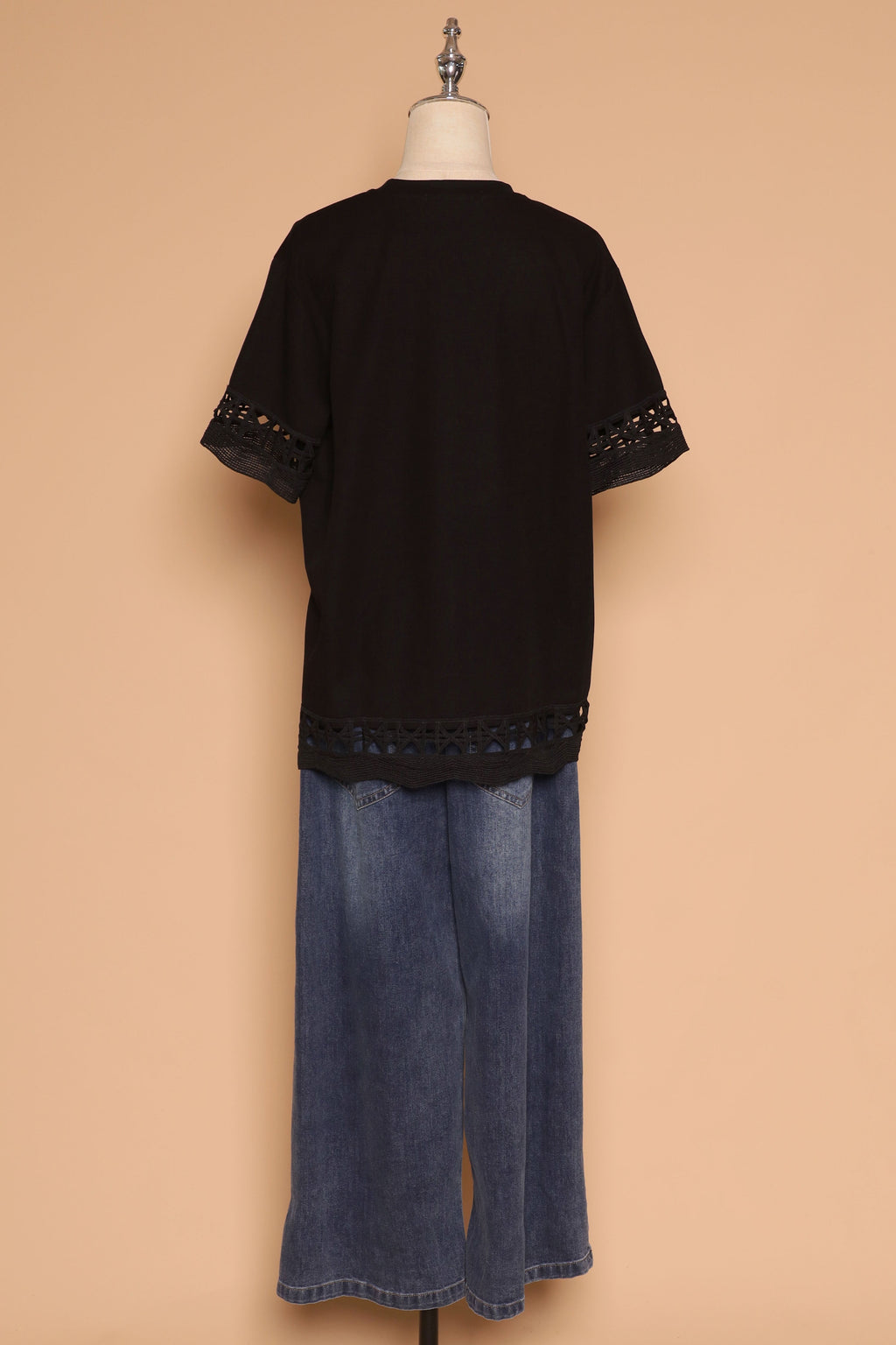 PO - Drew Crochet Top in Black