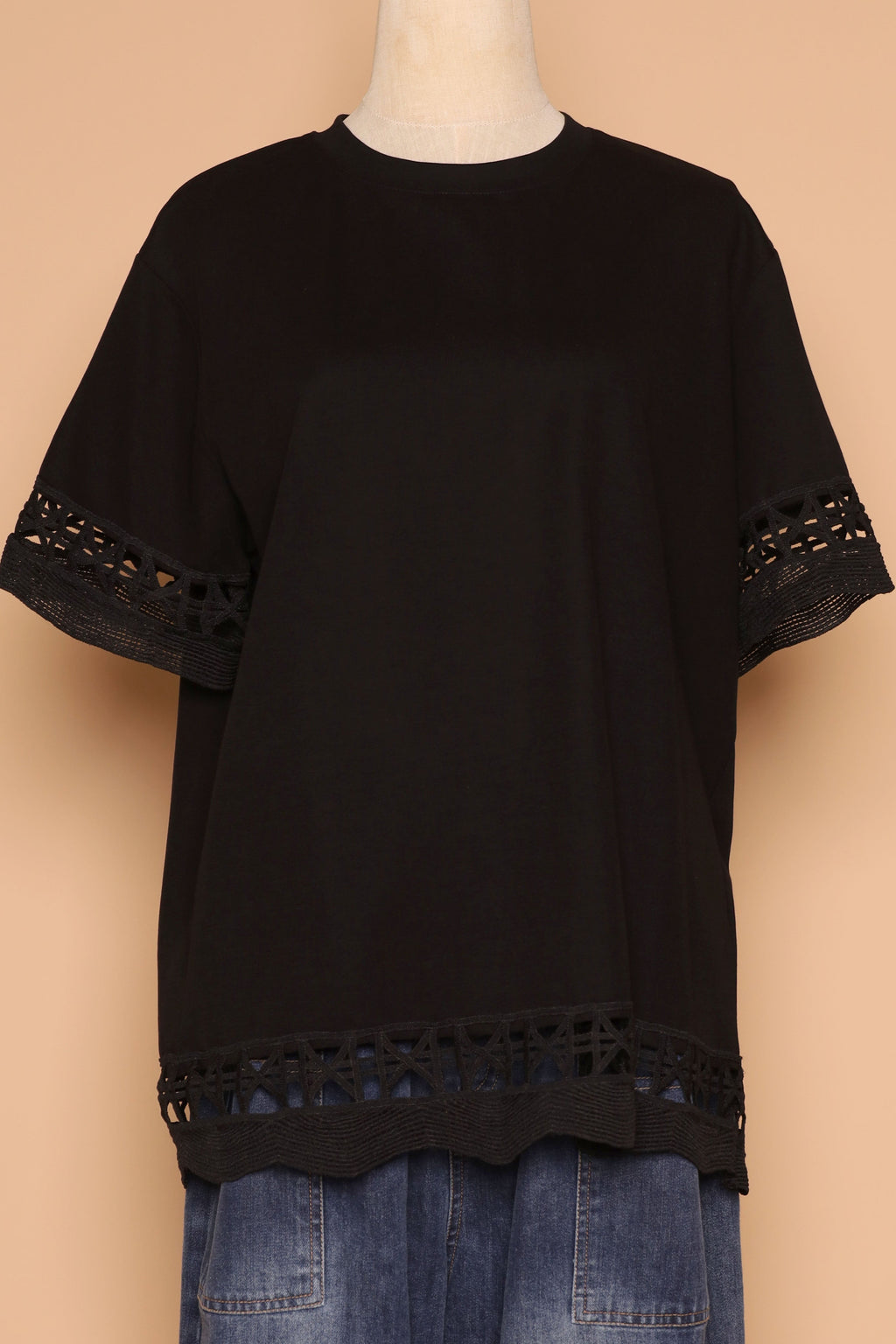 PO - Drew Crochet Top in Black