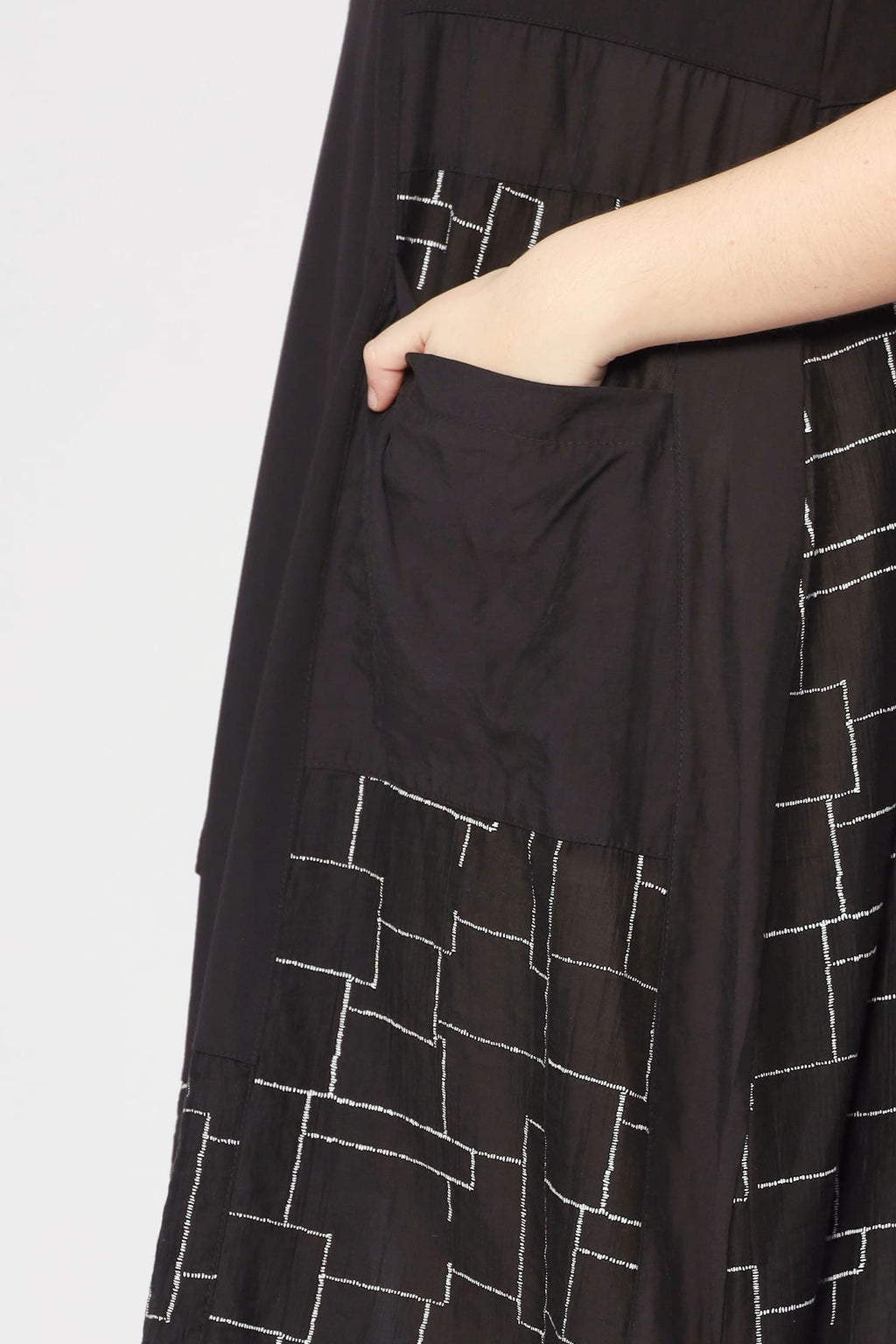 Everly Squares Dress in Black
