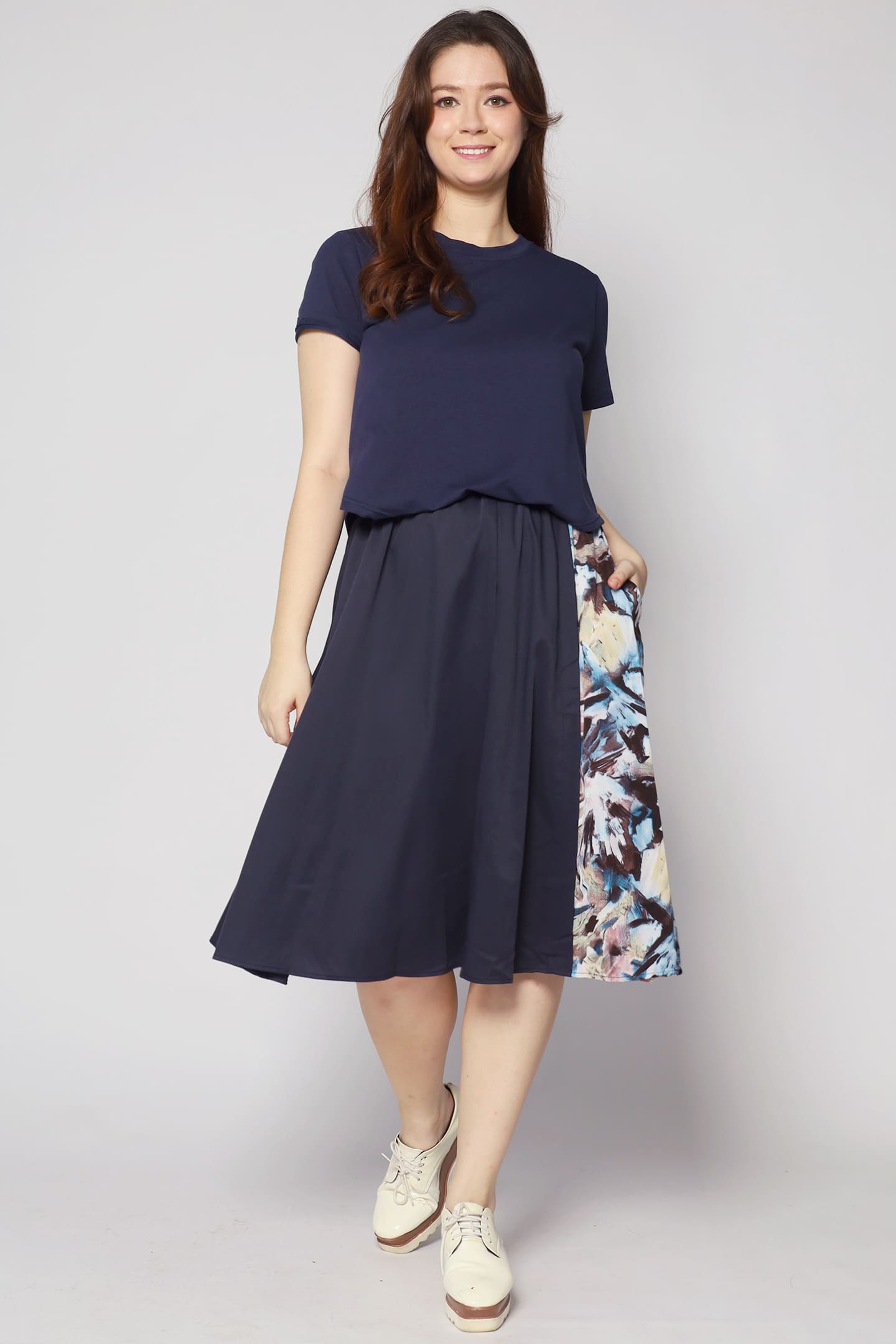 Fallon Dress in Blue