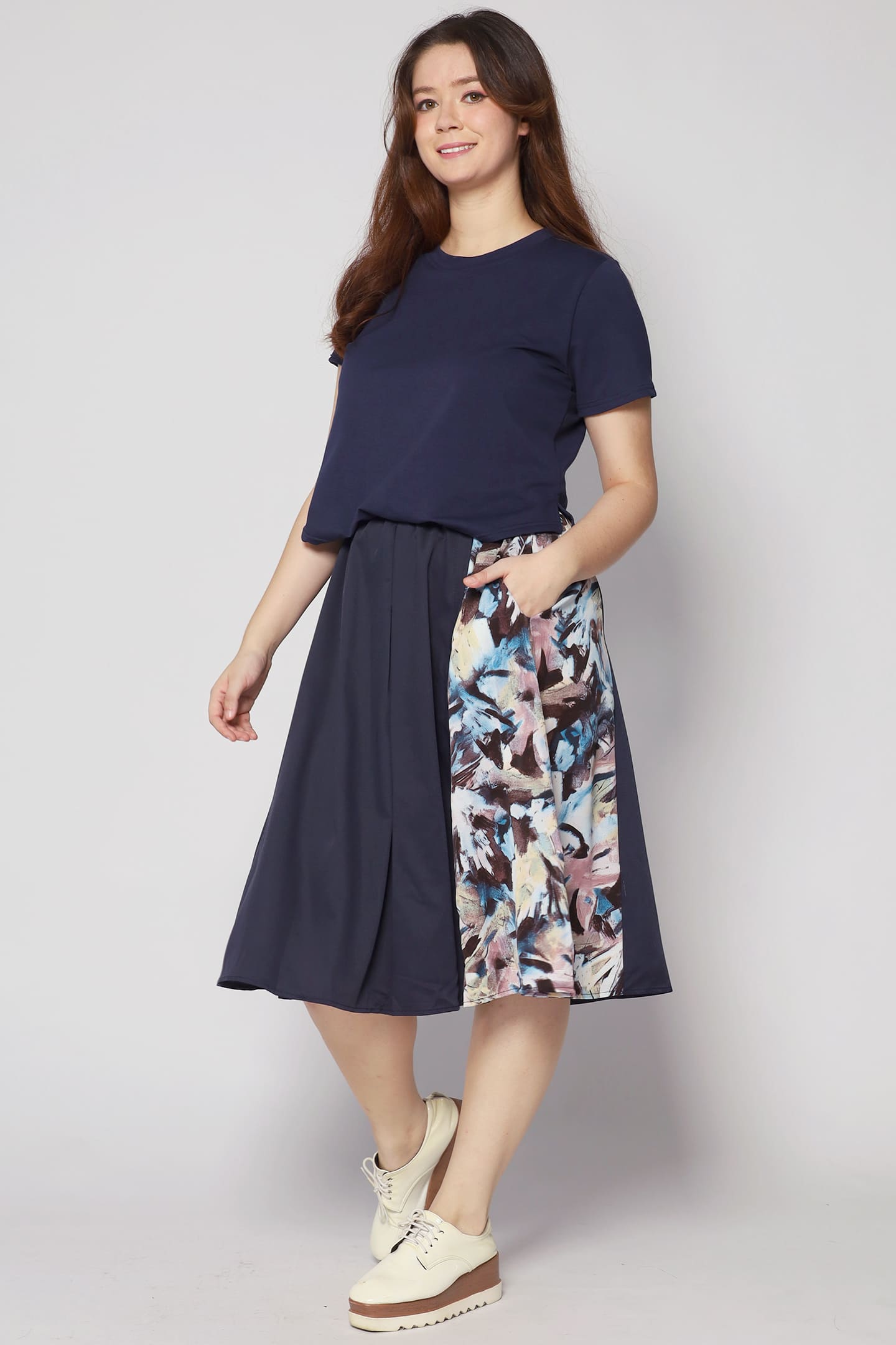 Fallon Dress in Blue