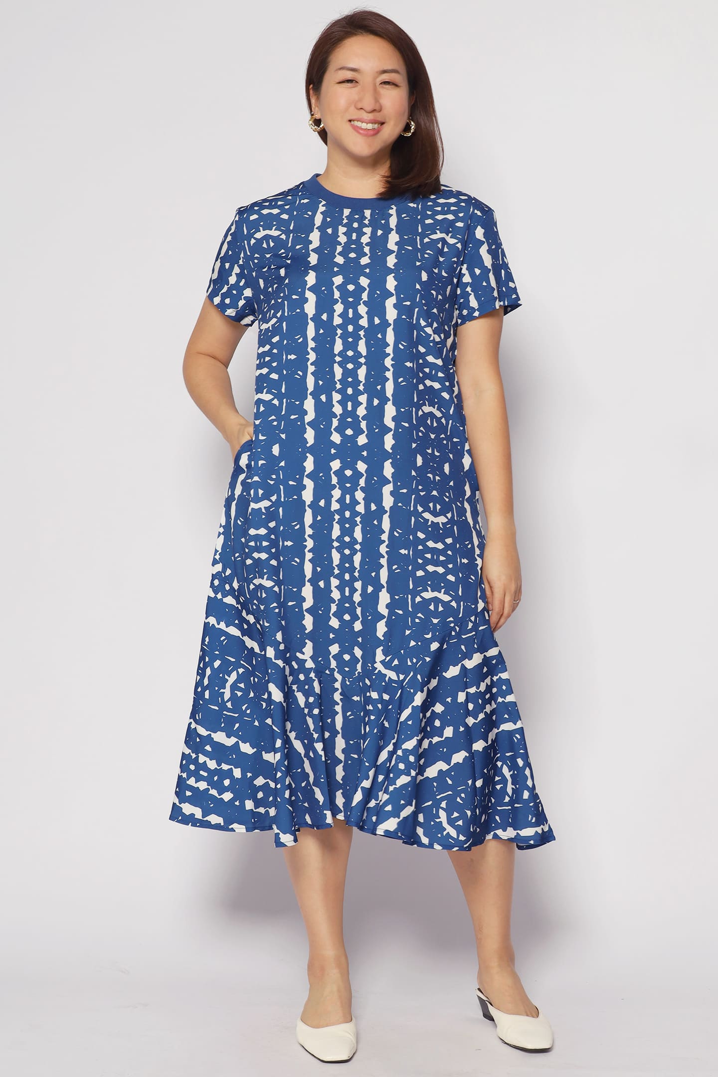 Gisele Dress in Blue Madrid