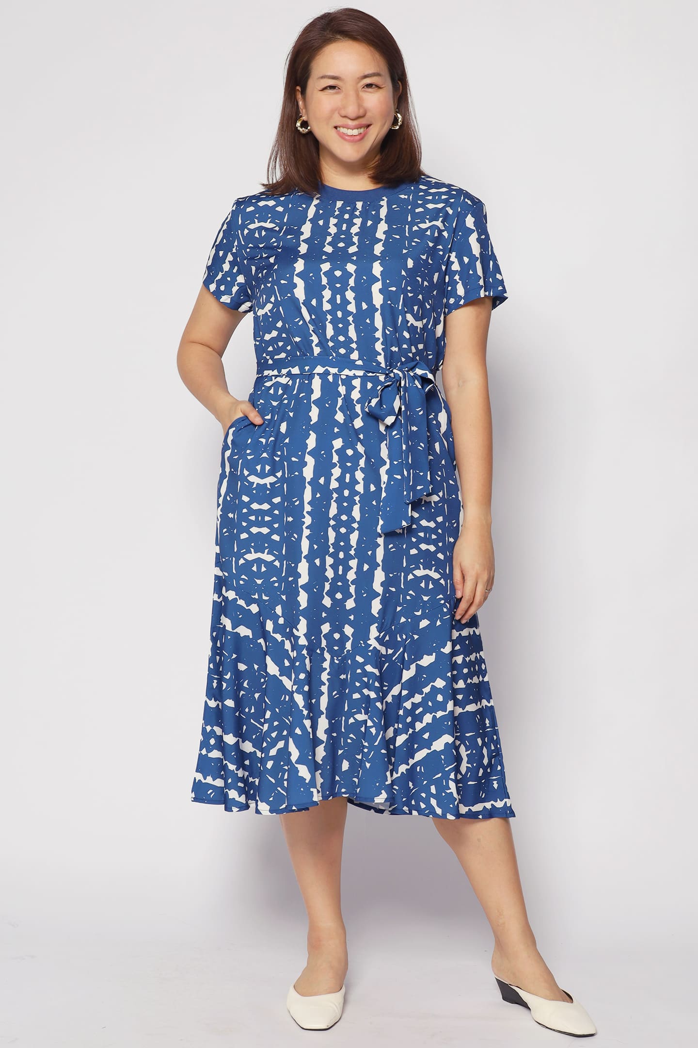 Gisele Dress in Blue Madrid