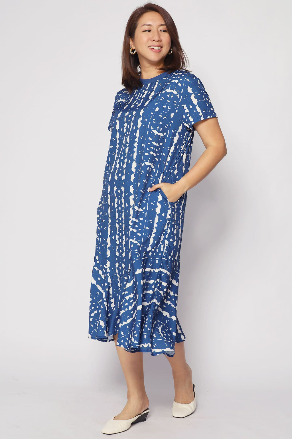 Gisele Dress in Blue Madrid