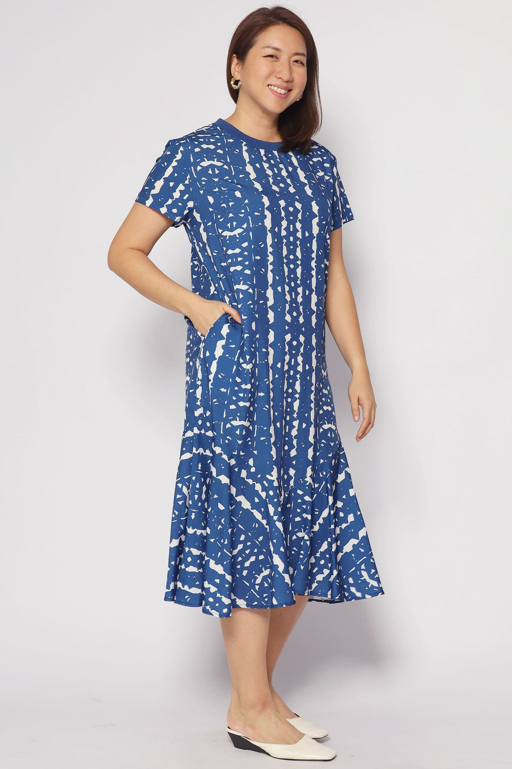 Gisele Dress in Blue Madrid