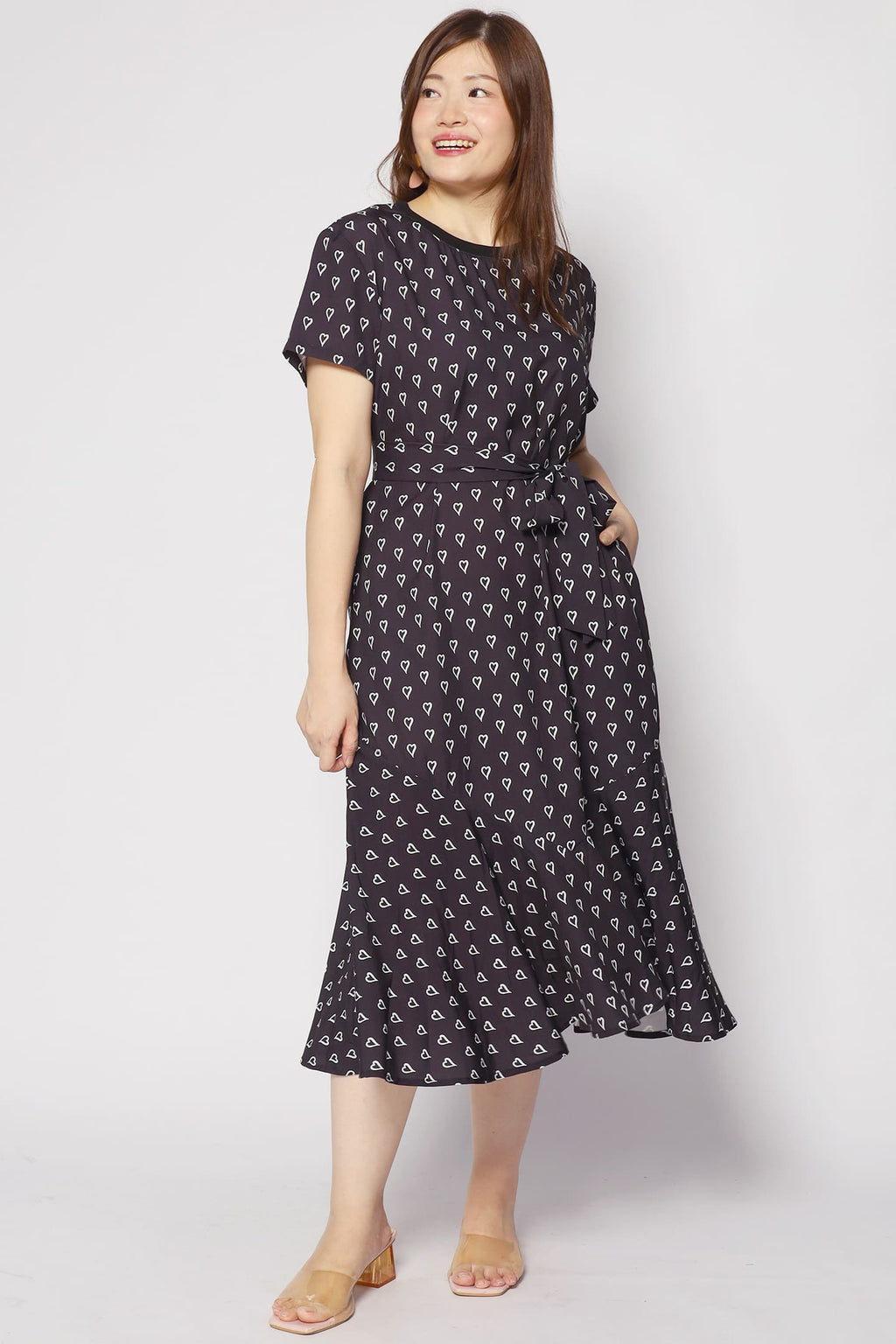 Gisele Dress in Tiny Hearts
