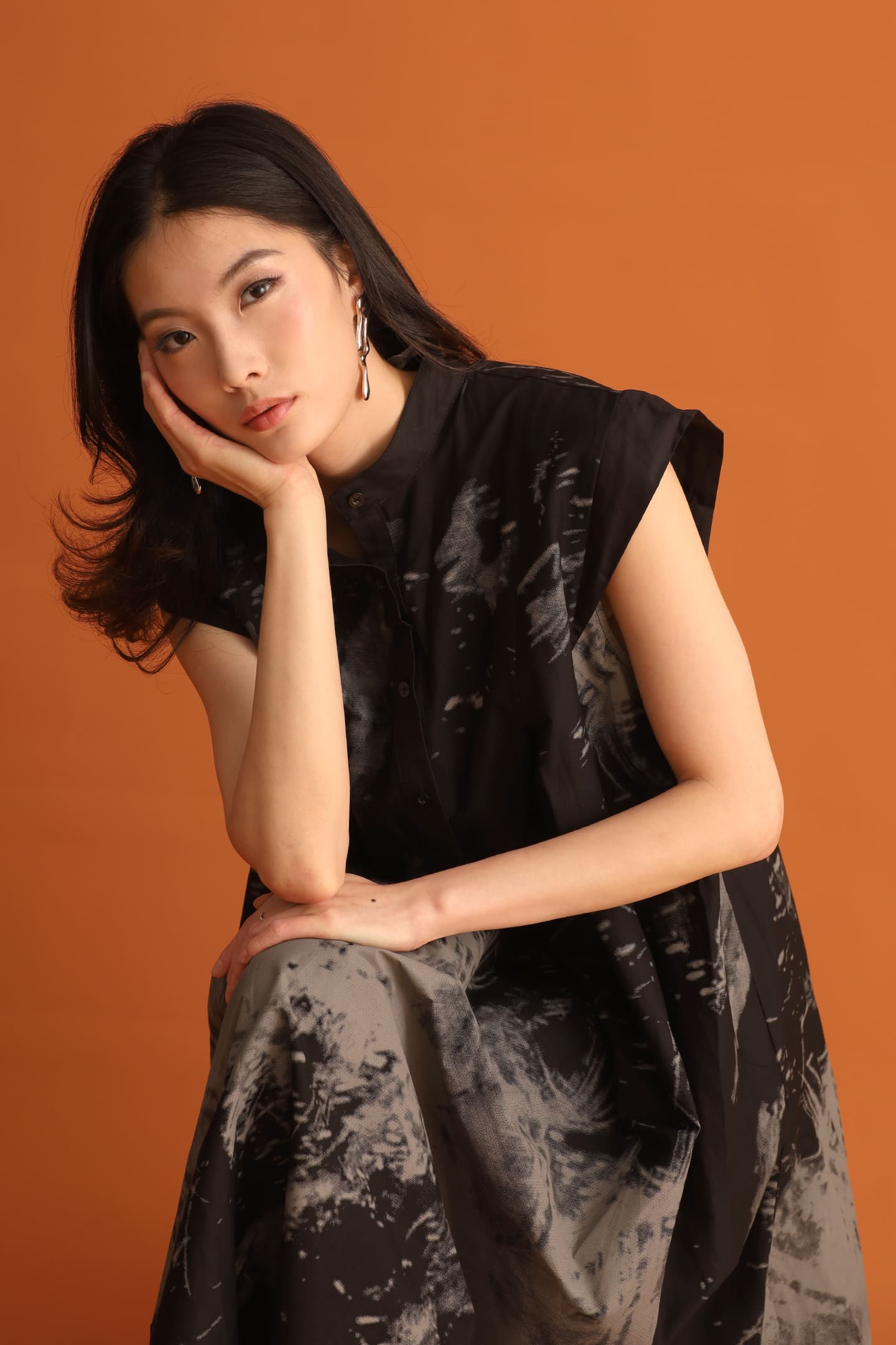 CHOSEN - Hye Kyo Abstract Dress
