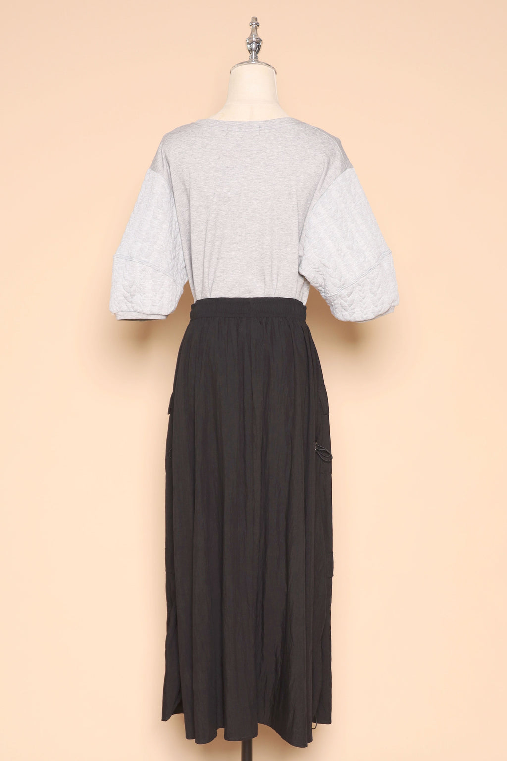 PO - Hyuna Cargo Skirt in Black