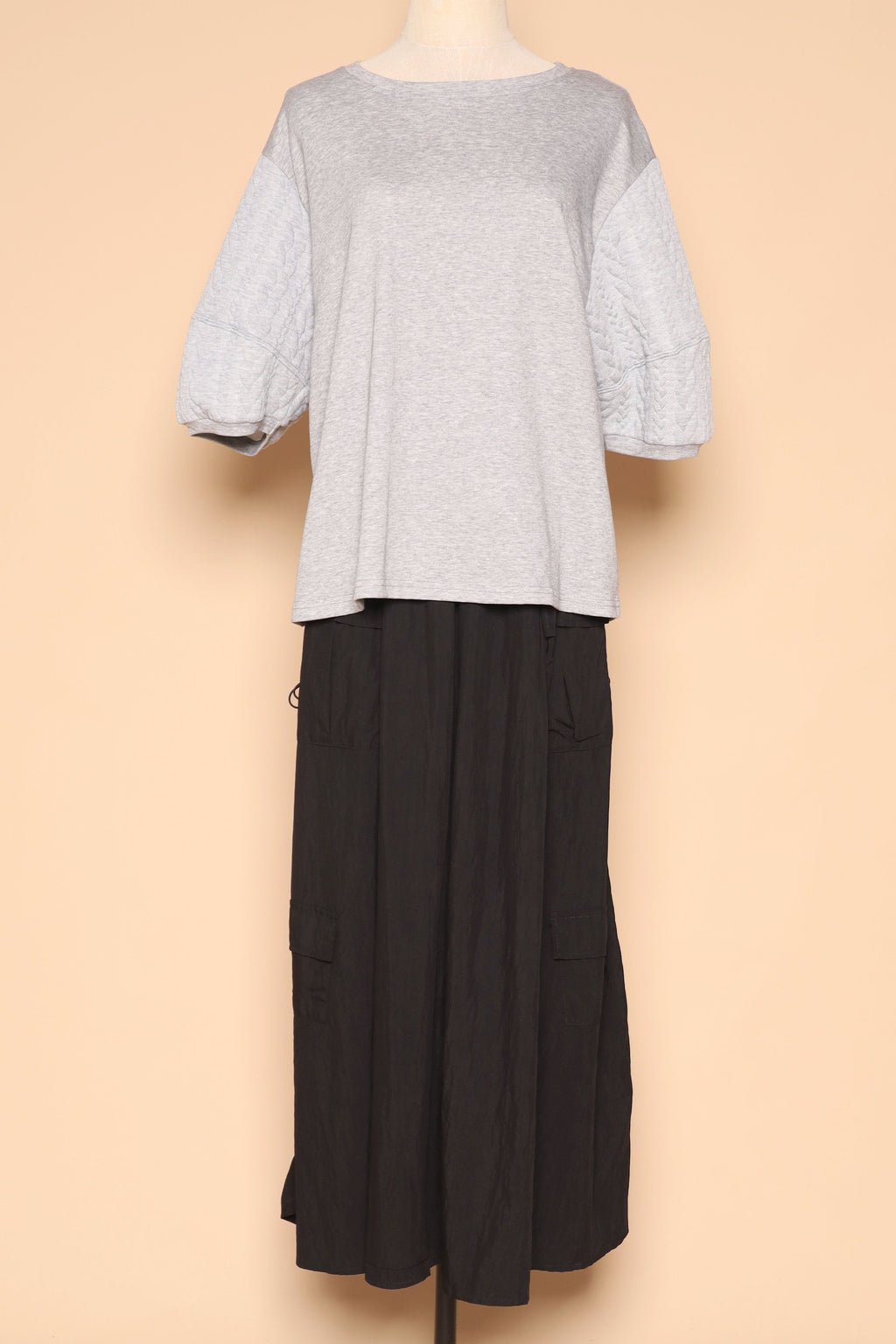 PO - Hyuna Cargo Skirt in Black