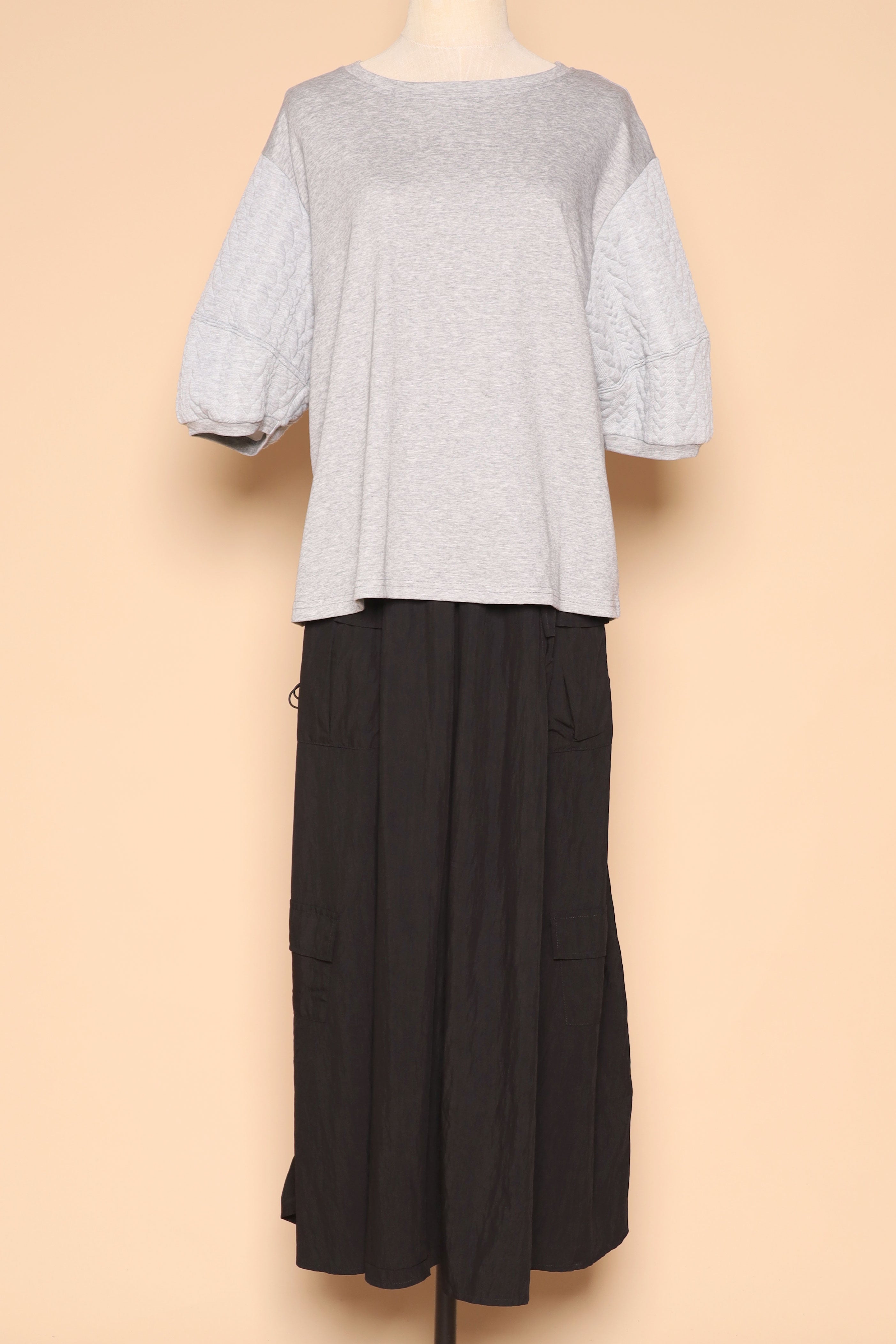 PO - Hyuna Cargo Skirt in Black