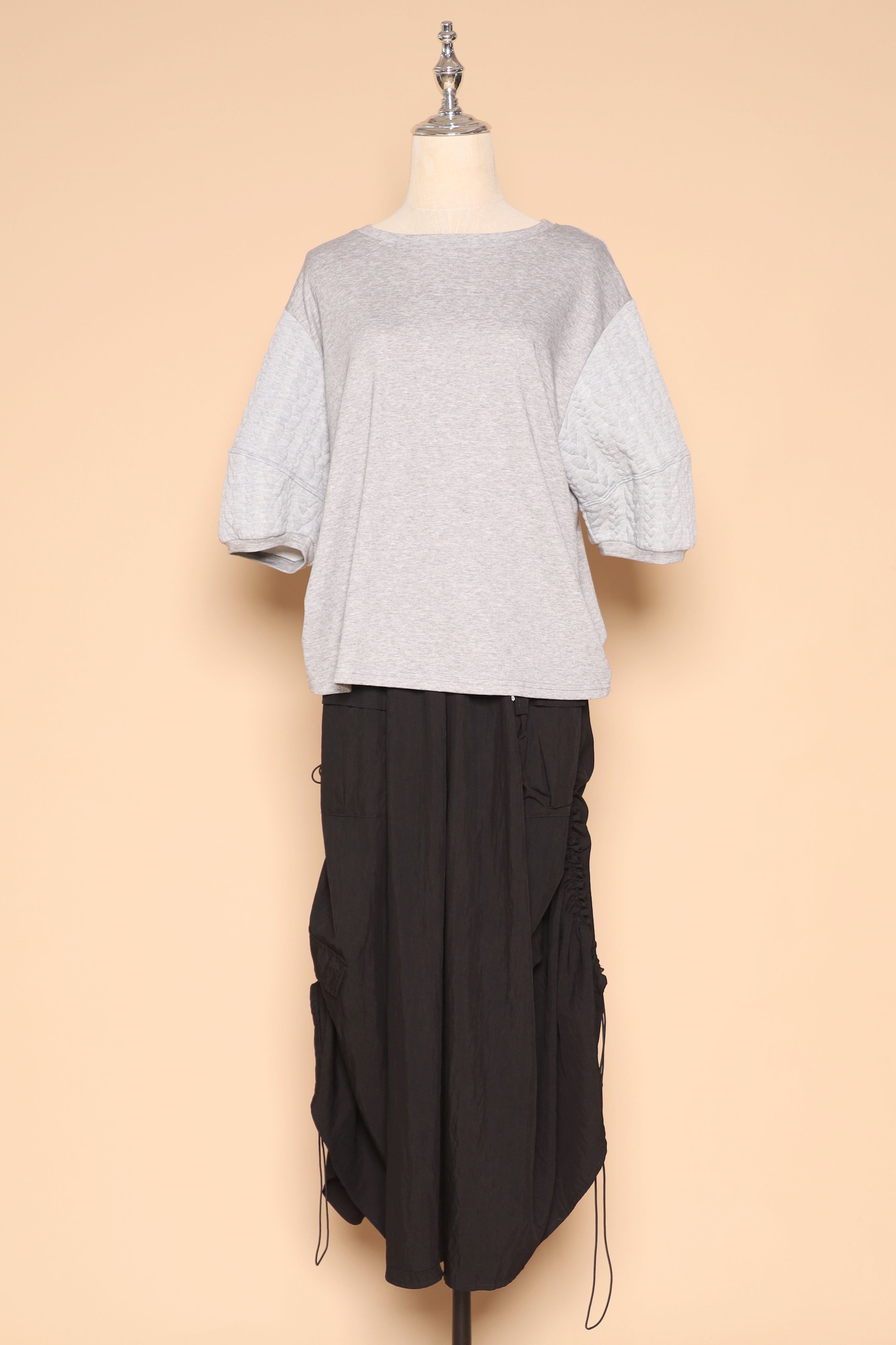 PO - Hyuna Cargo Skirt in Black