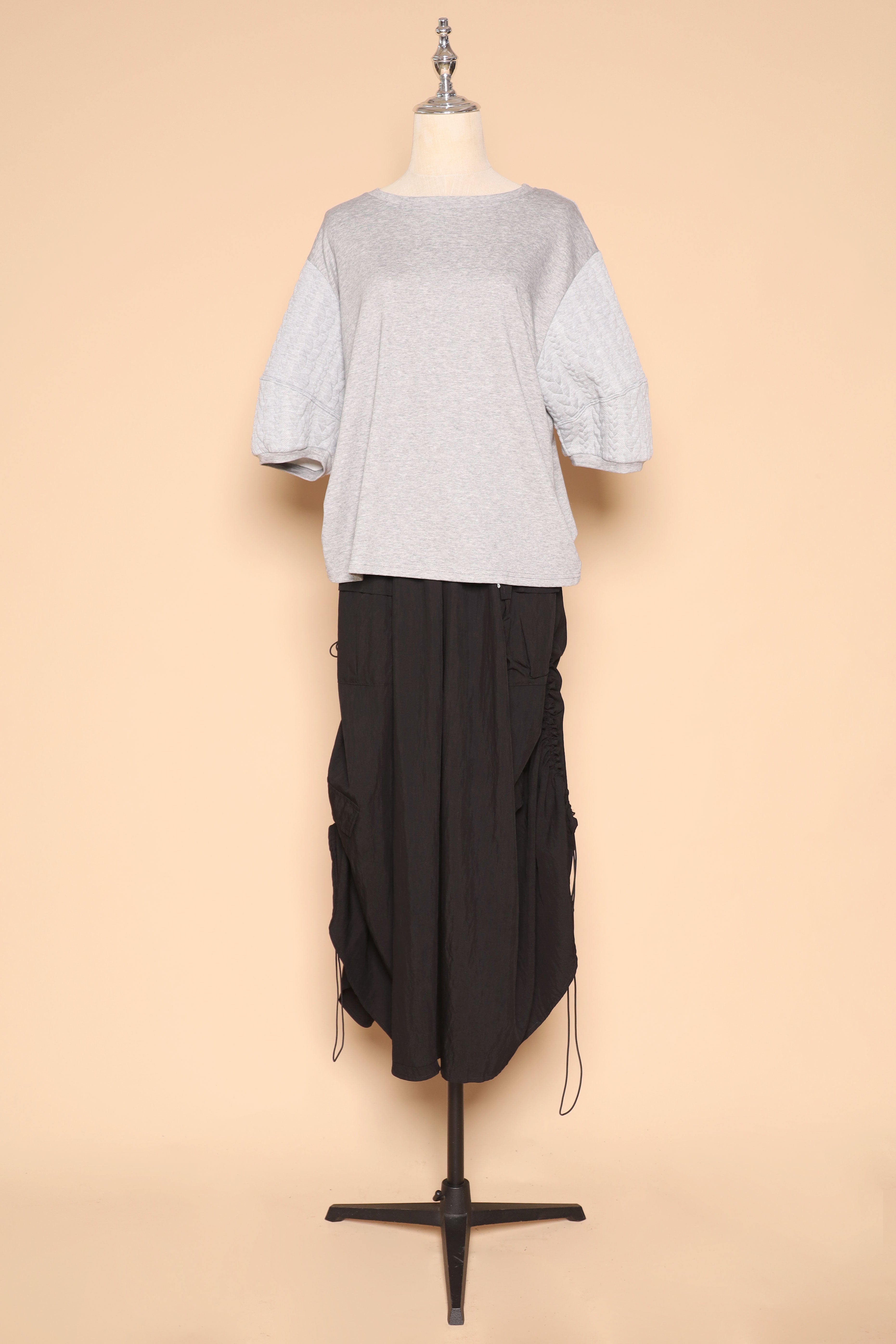 PO - Hyuna Cargo Skirt in Black