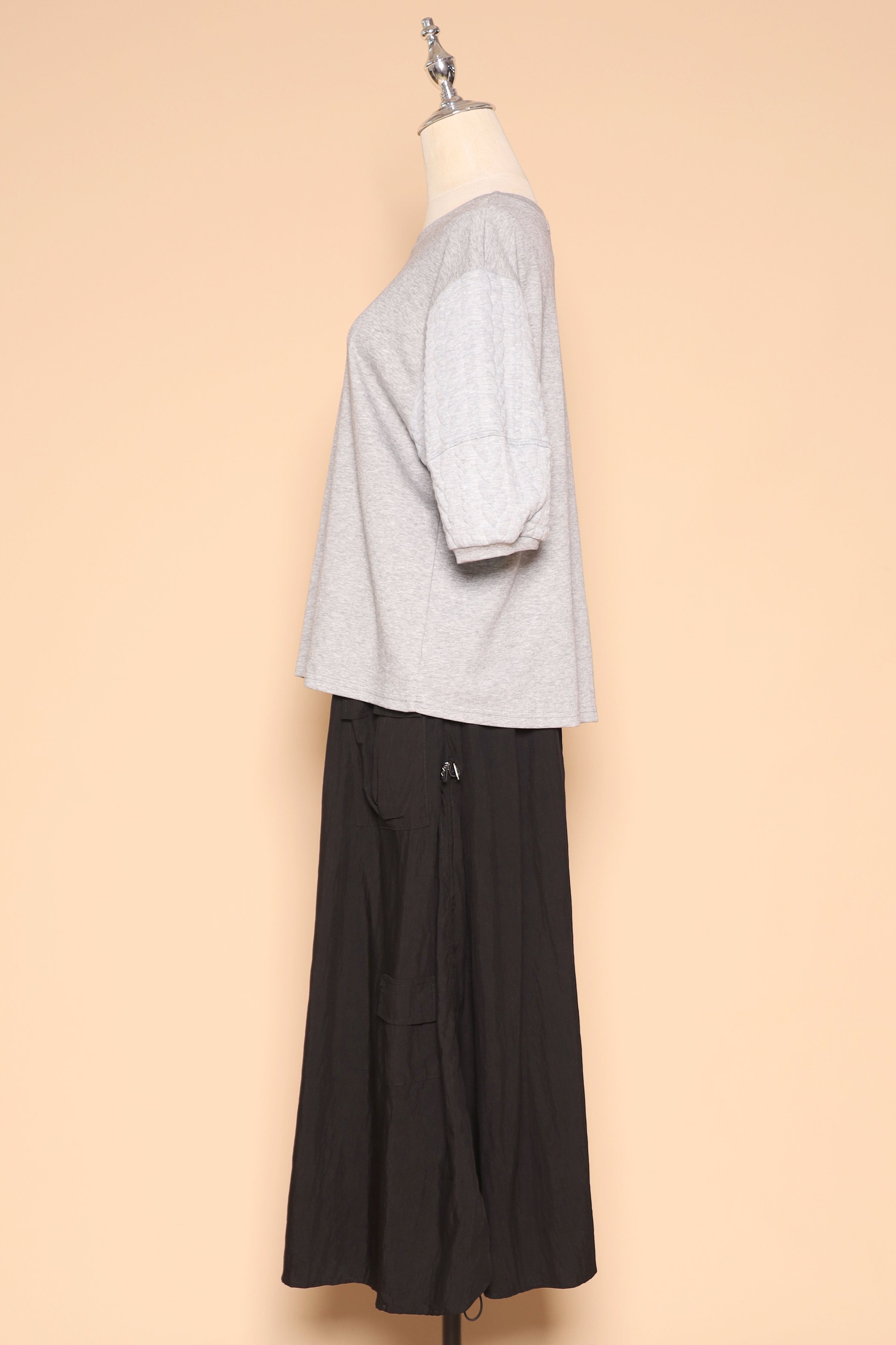 PO - Hyuna Cargo Skirt in Black