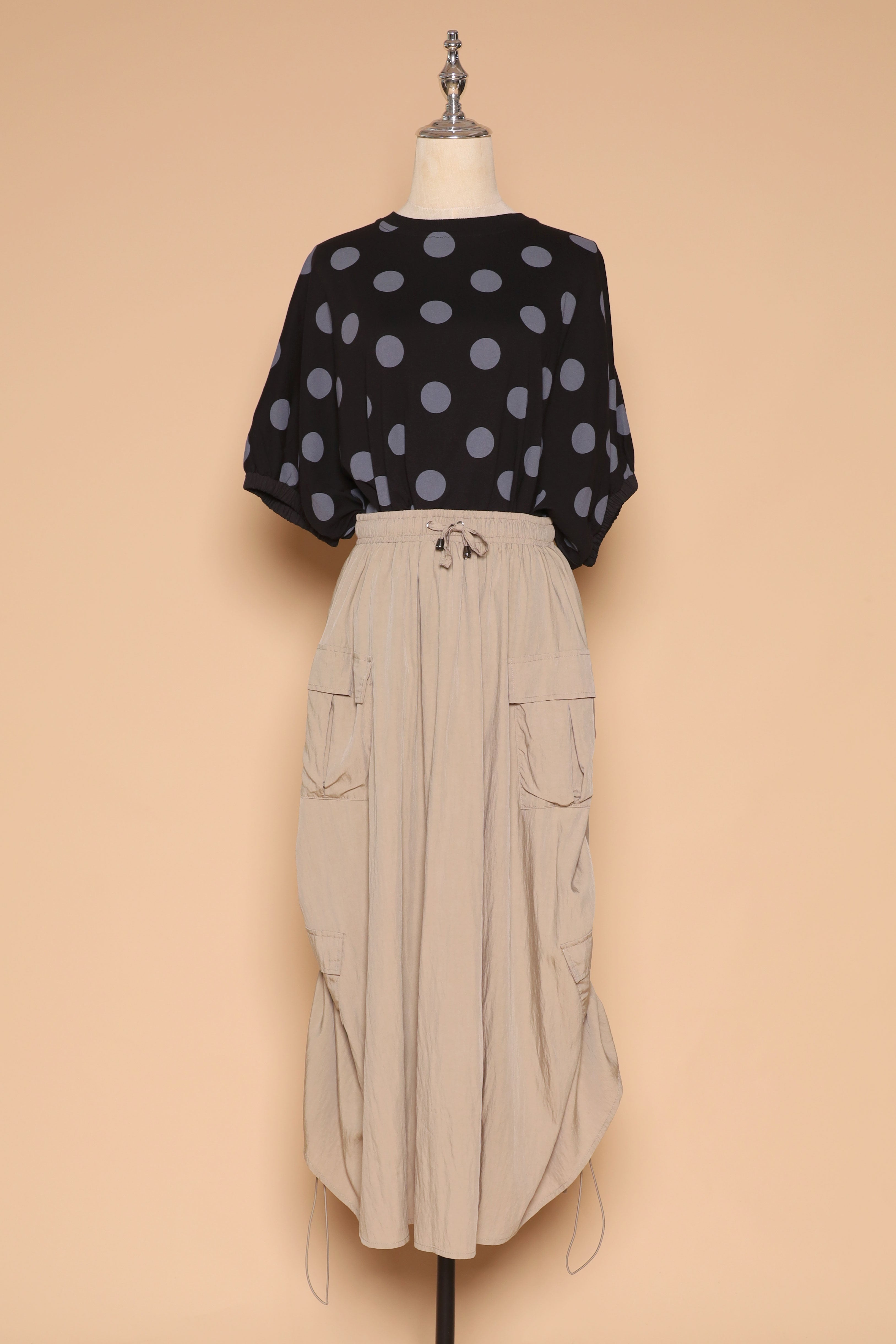 PO - Hyuna Cargo Skirt in Khaki