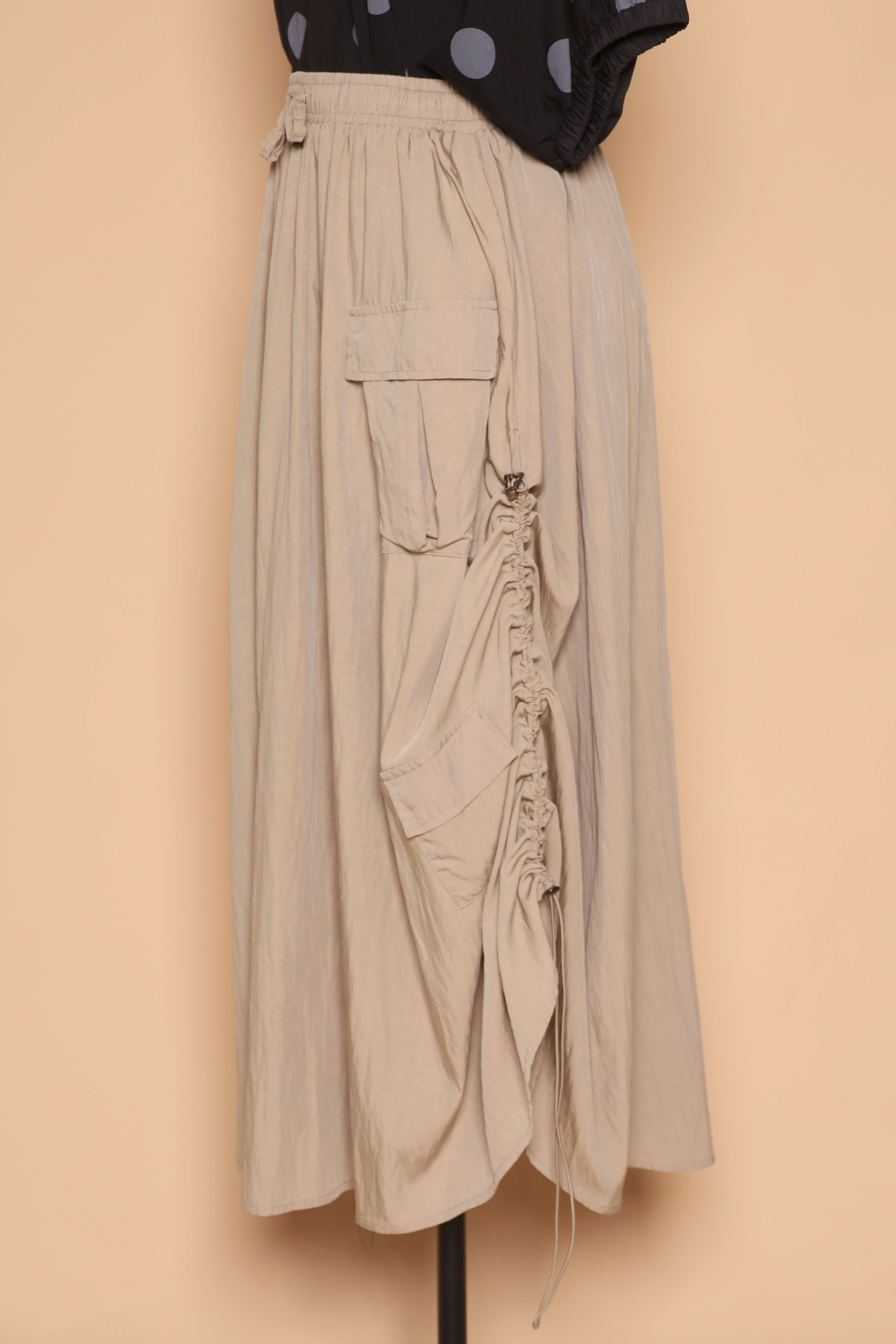 PO - Hyuna Cargo Skirt in Khaki