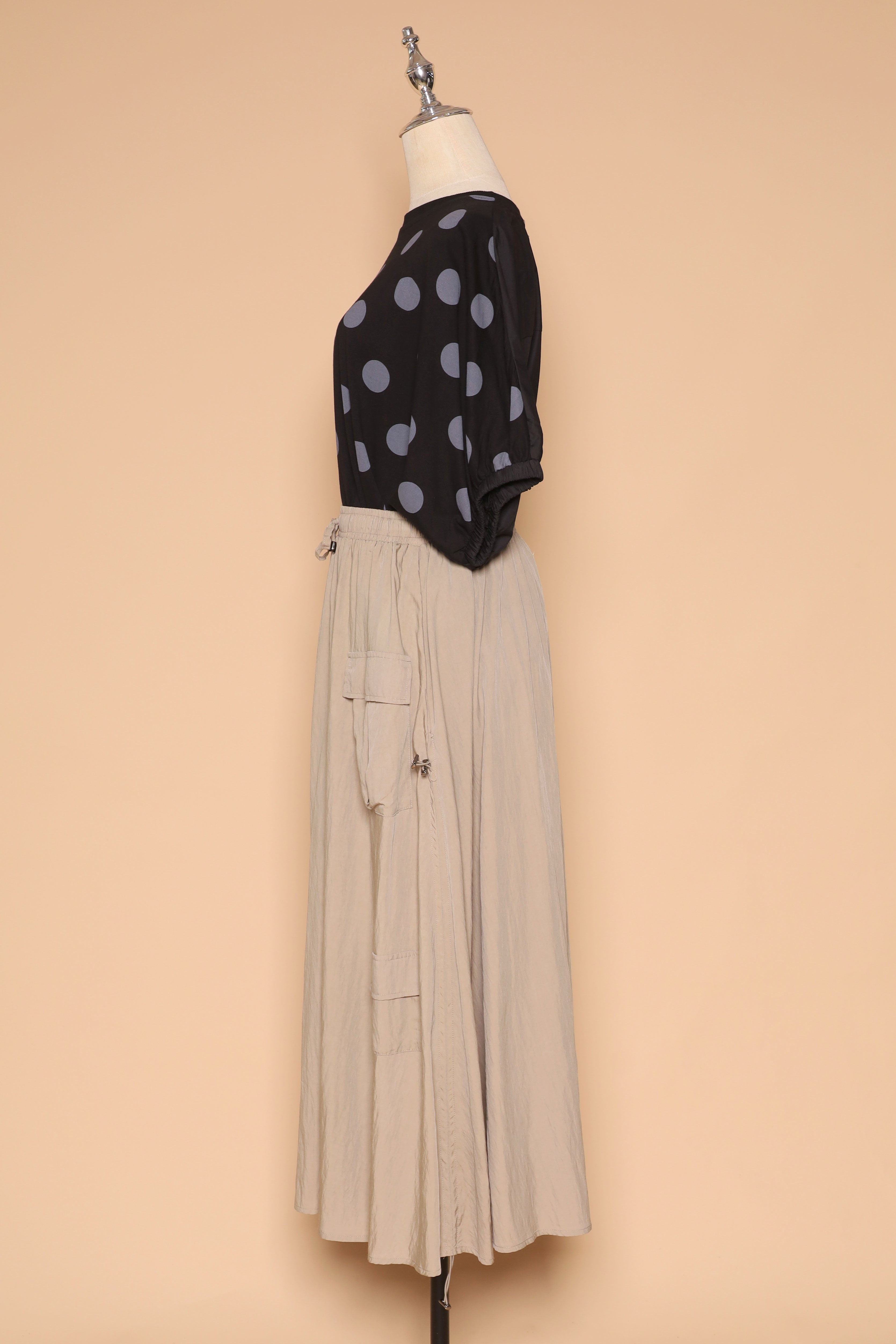 PO - Hyuna Cargo Skirt in Khaki