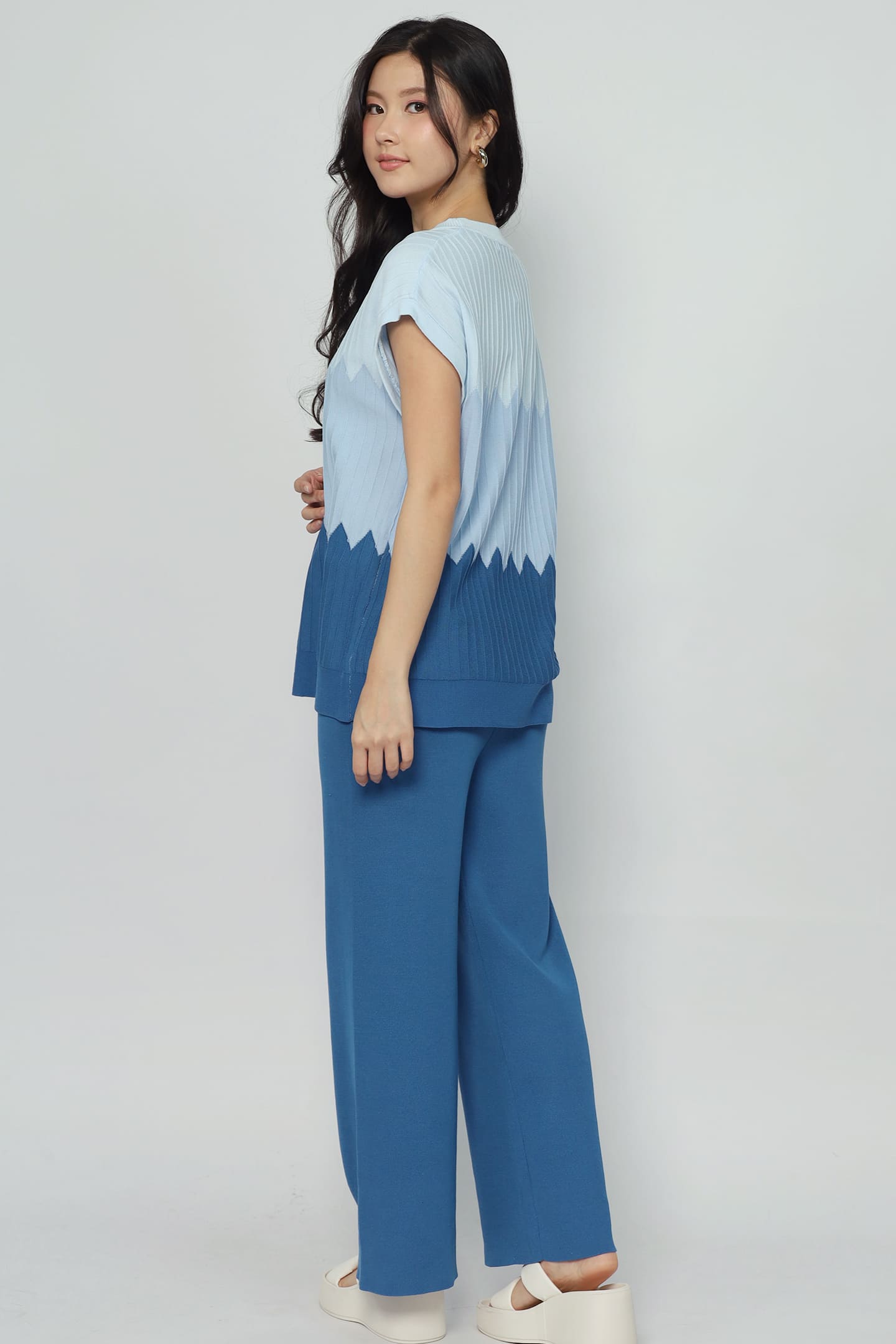 Julia Knit Gradient 2 in 1 Knit Top and Pants Set