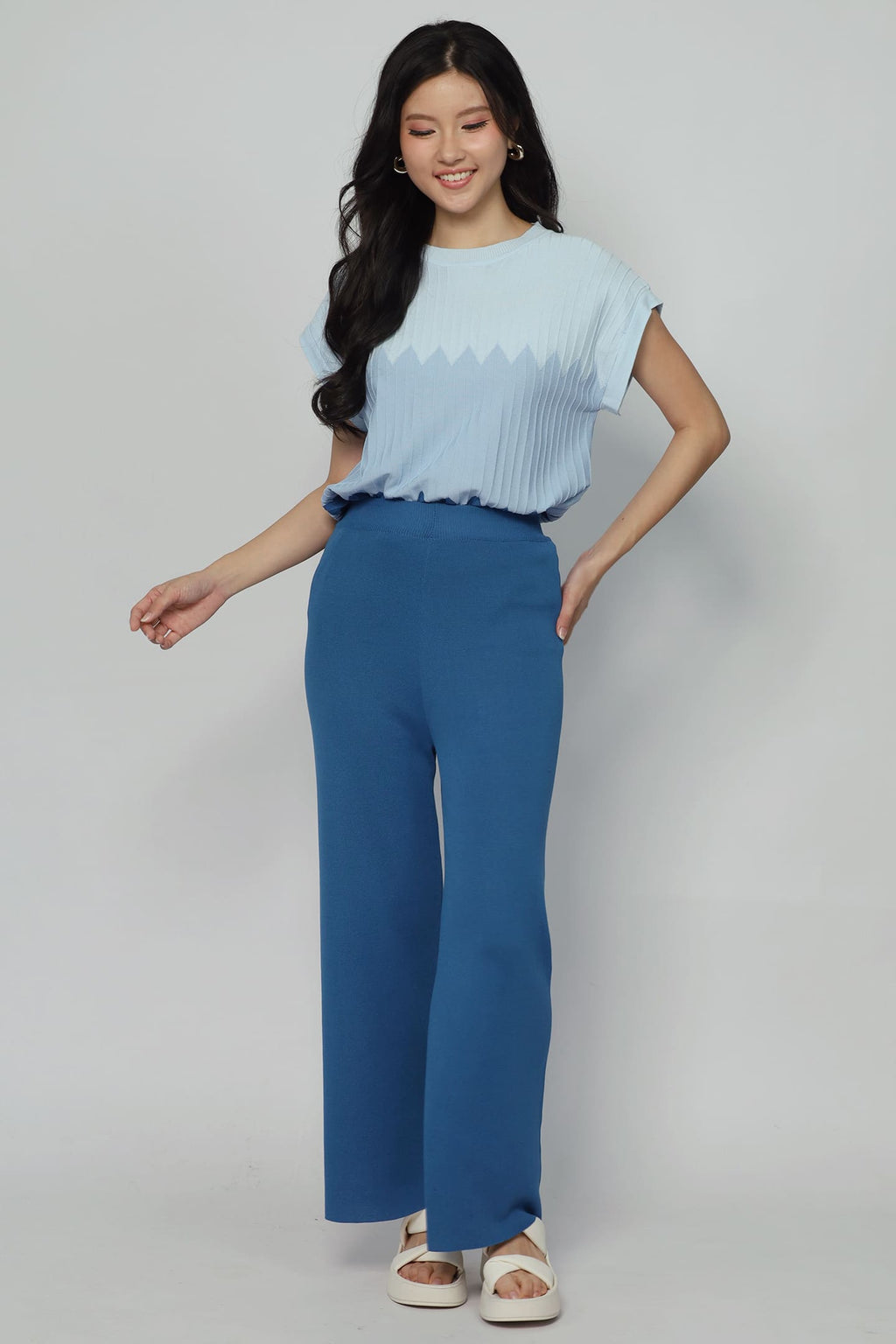 Julia Knit Gradient 2 in 1 Knit Top and Pants Set