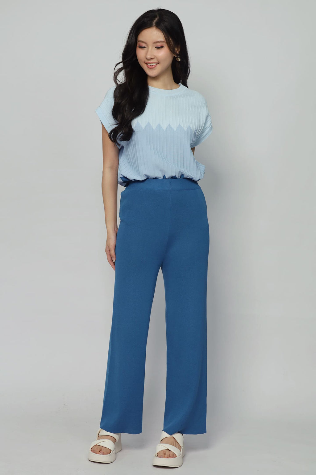 Julia Knit Gradient 2 in 1 Knit Top and Pants Set