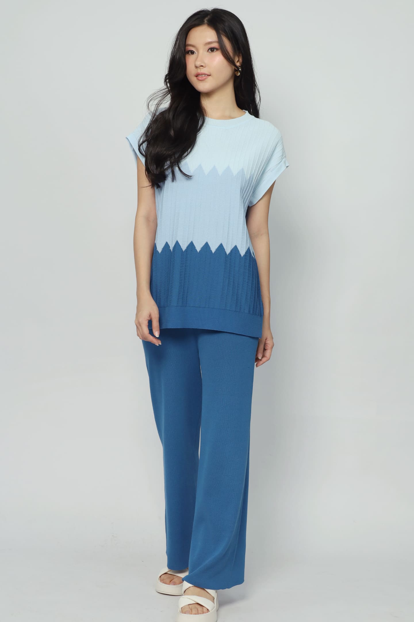 Julia Knit Gradient 2 in 1 Knit Top and Pants Set