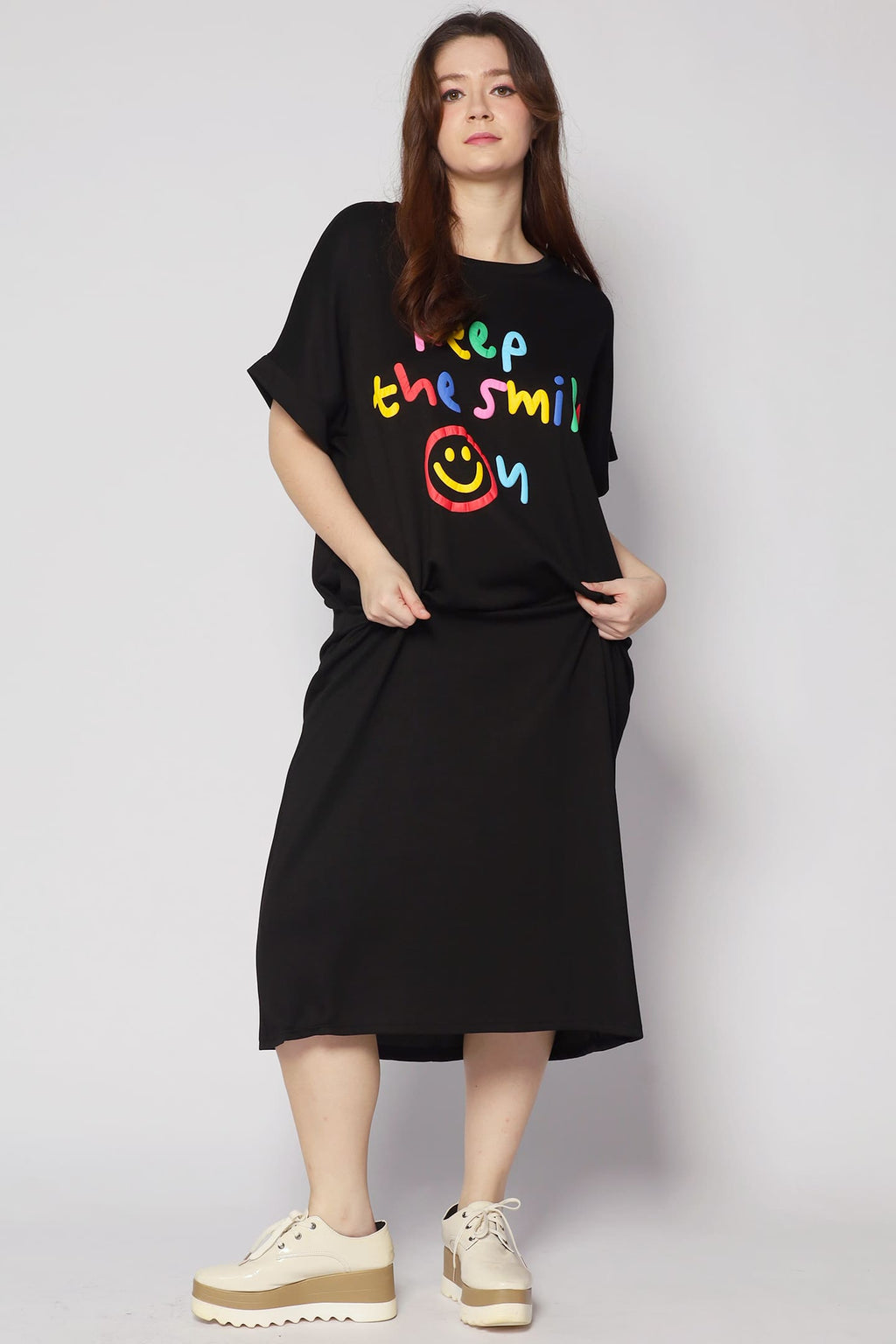 Keep the Smile On Tee Dress