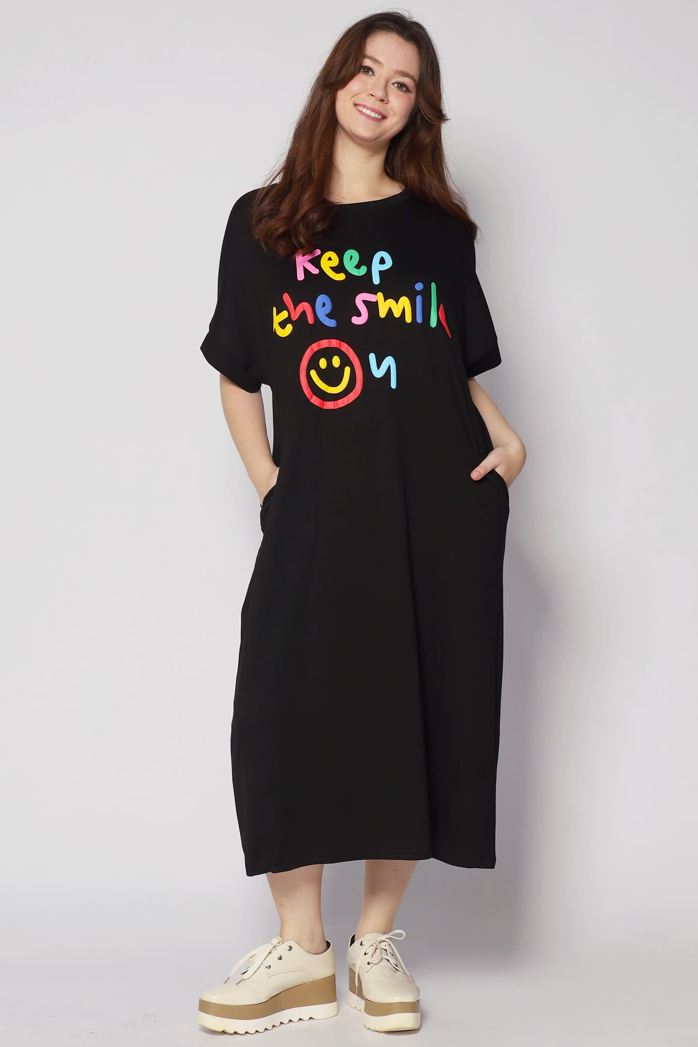 Keep the Smile On Tee Dress