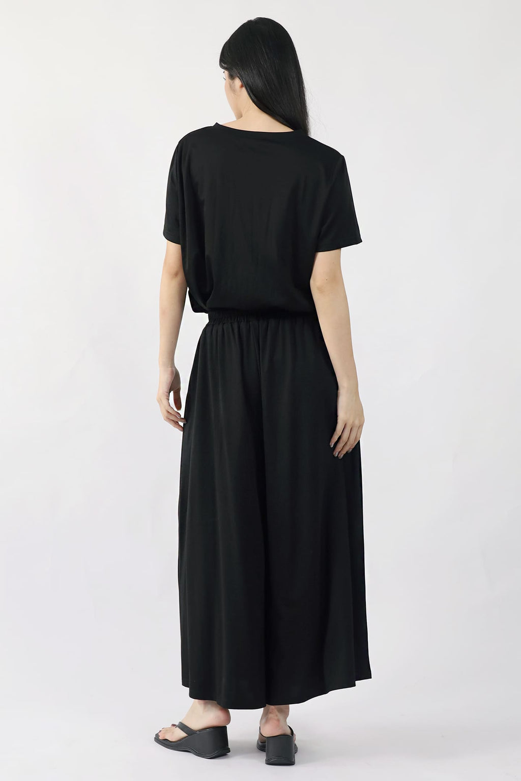TENCEL - Downtime Wide Leg in Black