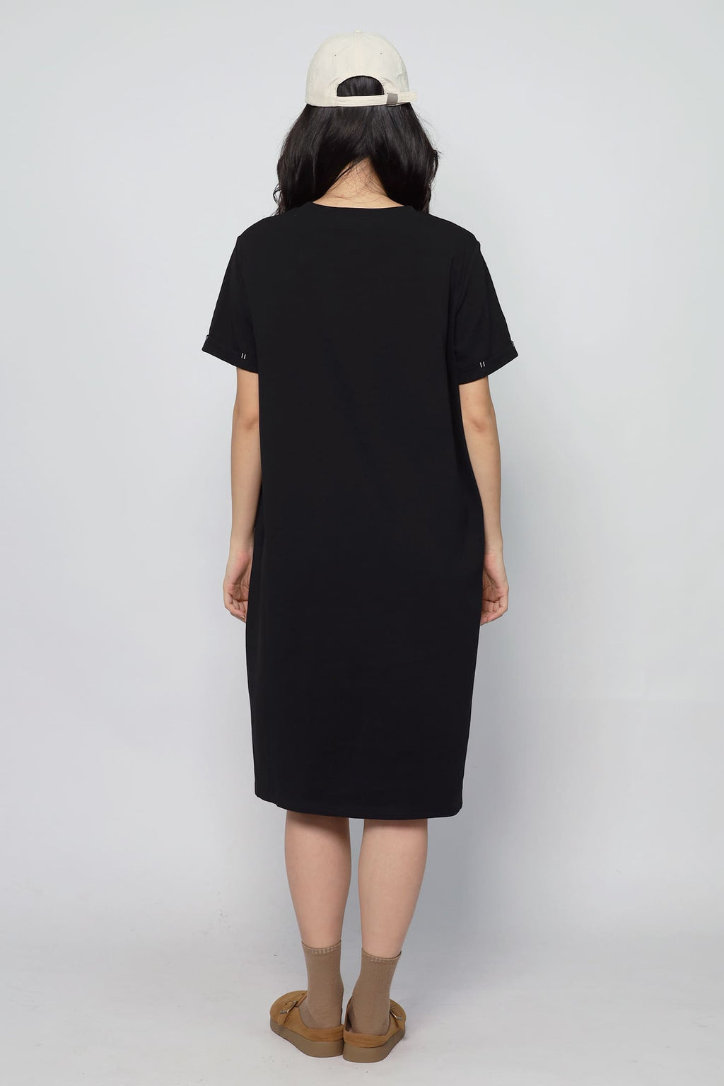JOY - Made of Magic Tee Dress in Black