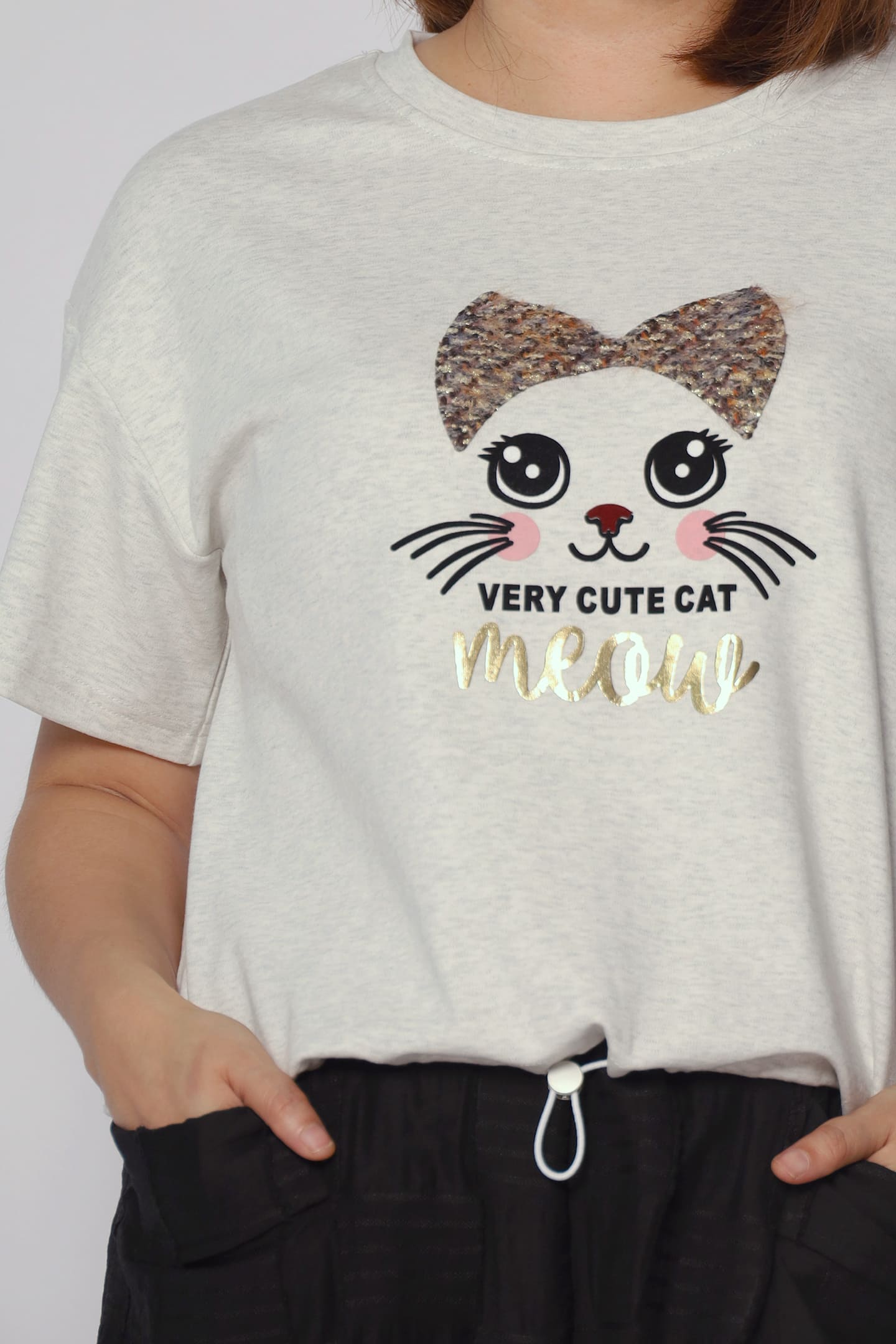 Backorders Meow Kitty Cat Top