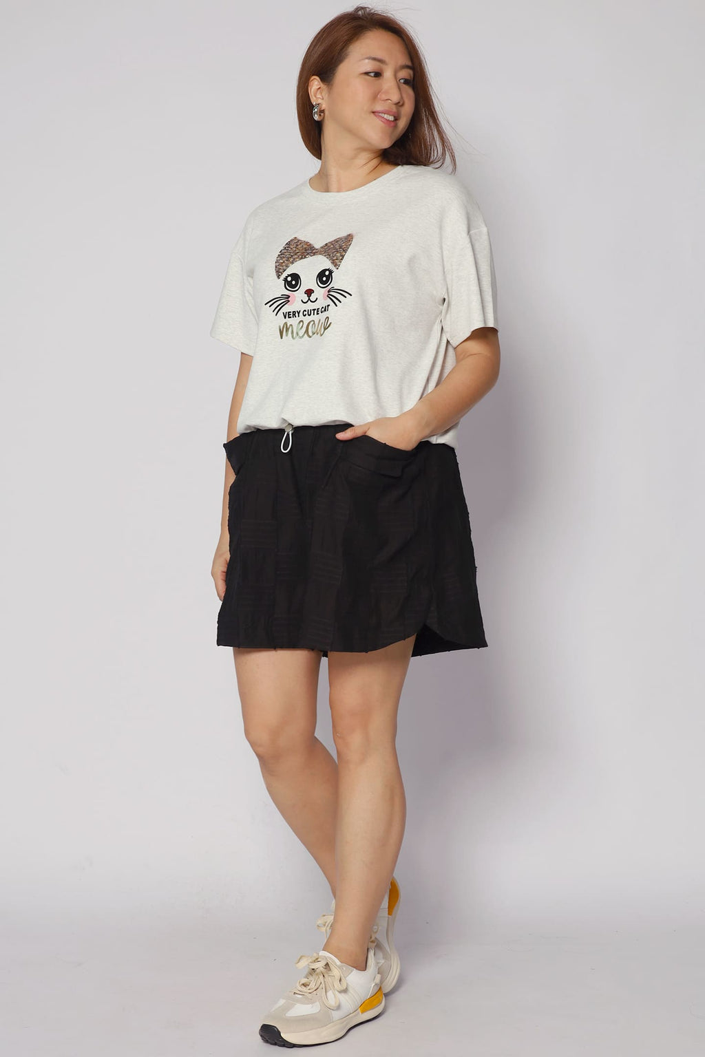 Backorders Meow Kitty Cat Top