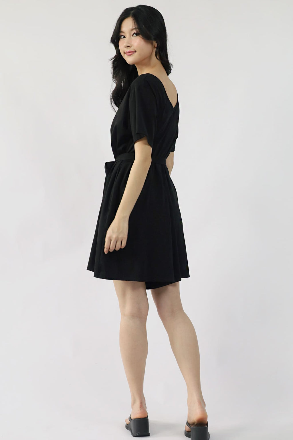 TENCEL - Second Skin Playsuit in Black
