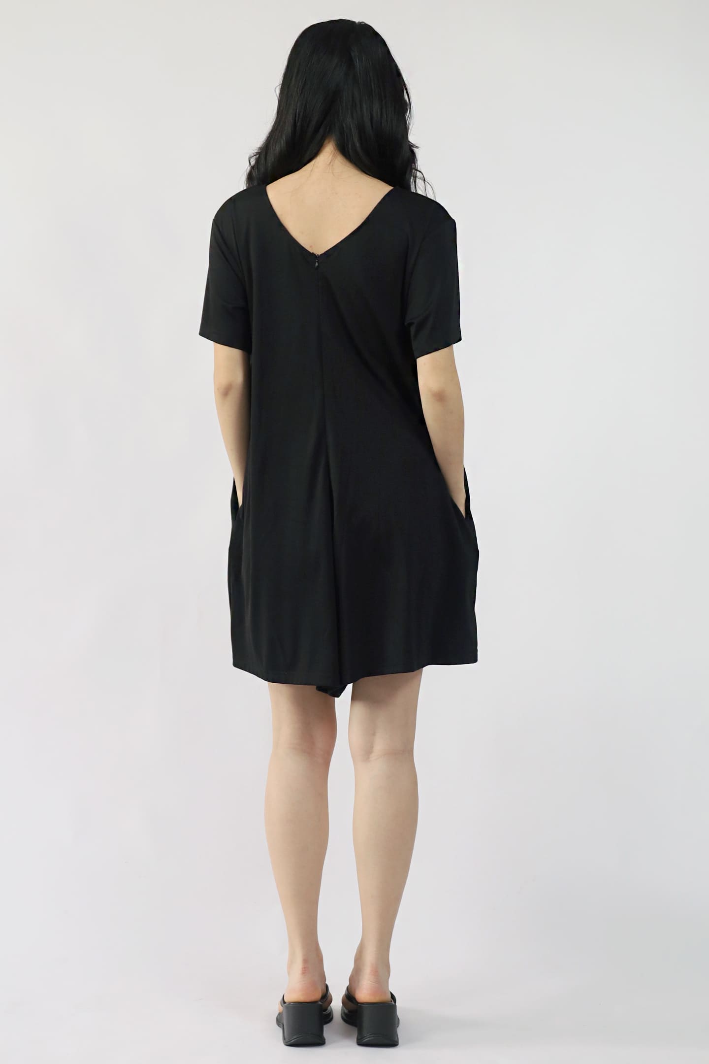 TENCEL - Second Skin Playsuit in Black
