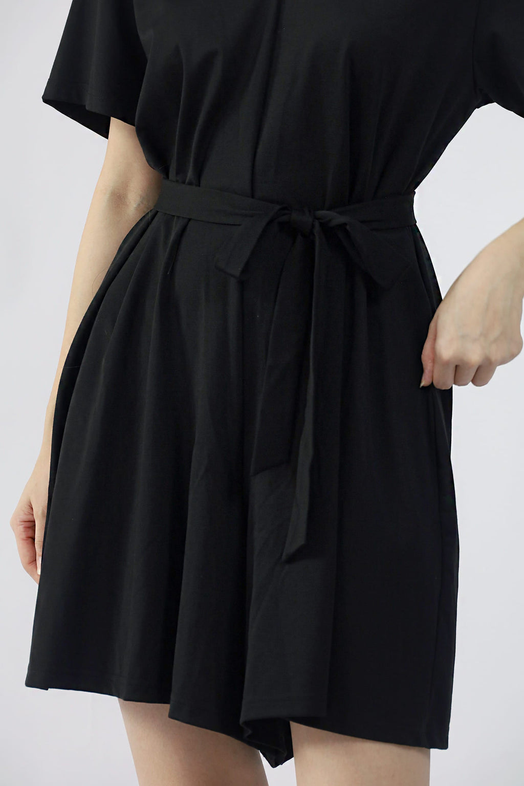 TENCEL - Second Skin Playsuit in Black