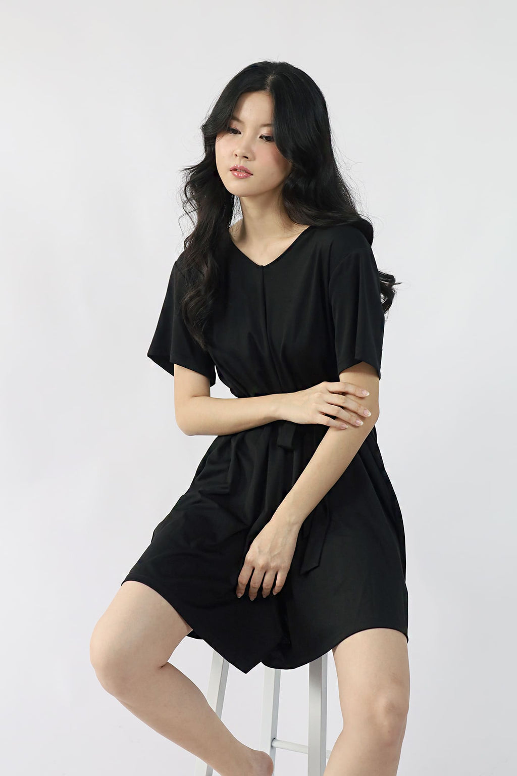 TENCEL - Second Skin Playsuit in Black