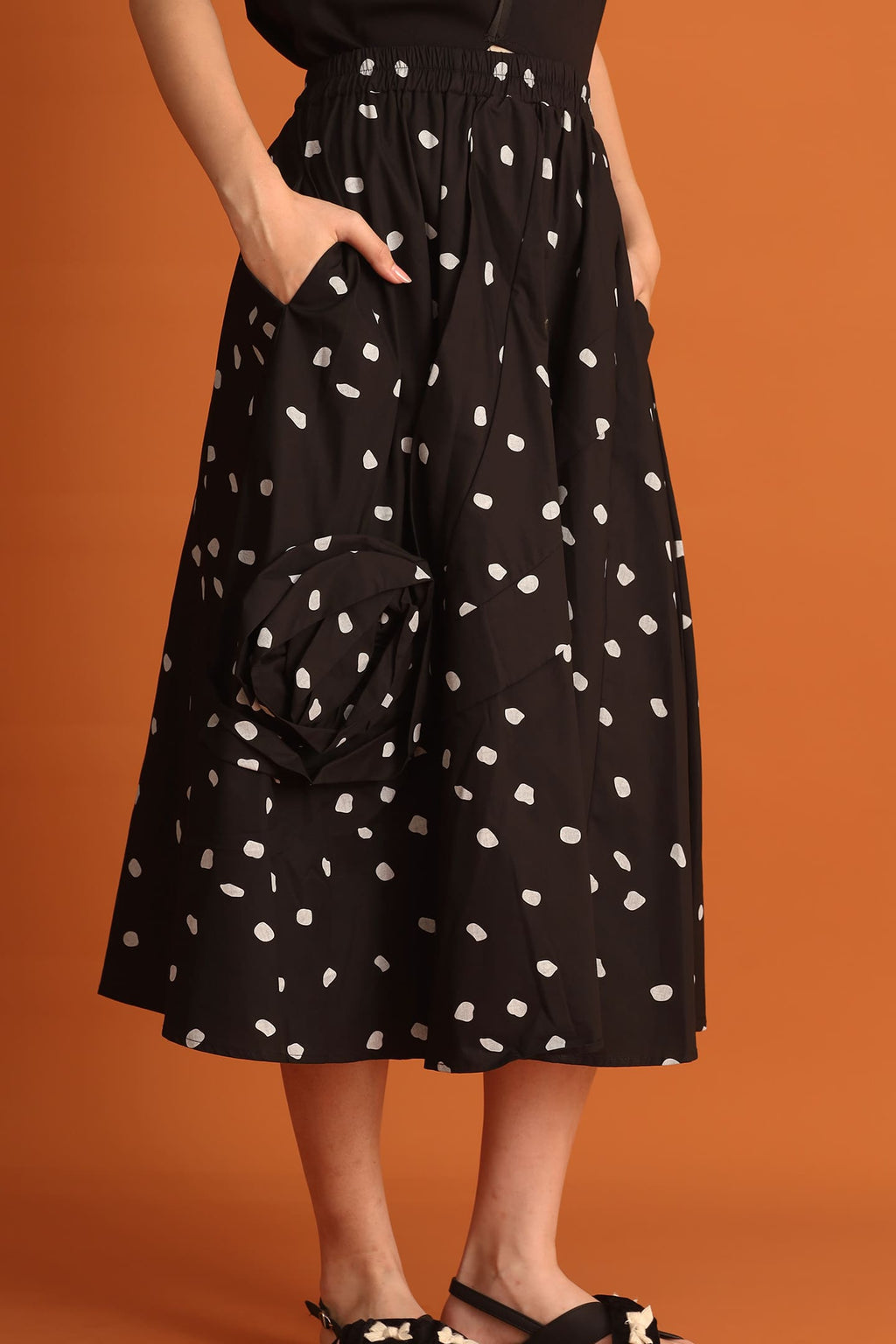 Jiyeon Polkadot Skirt