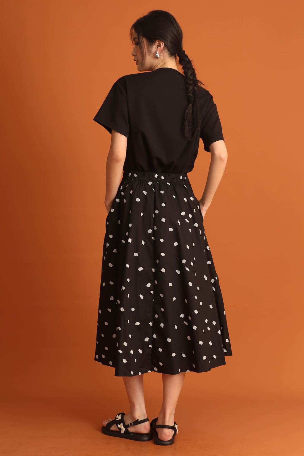 Jiyeon Polkadot Skirt