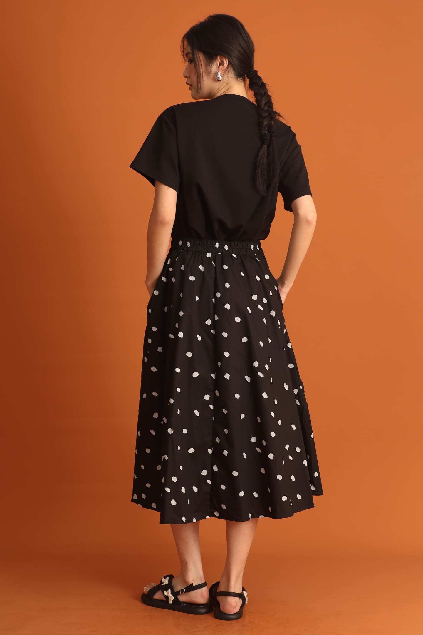 Jiyeon Polkadot Skirt