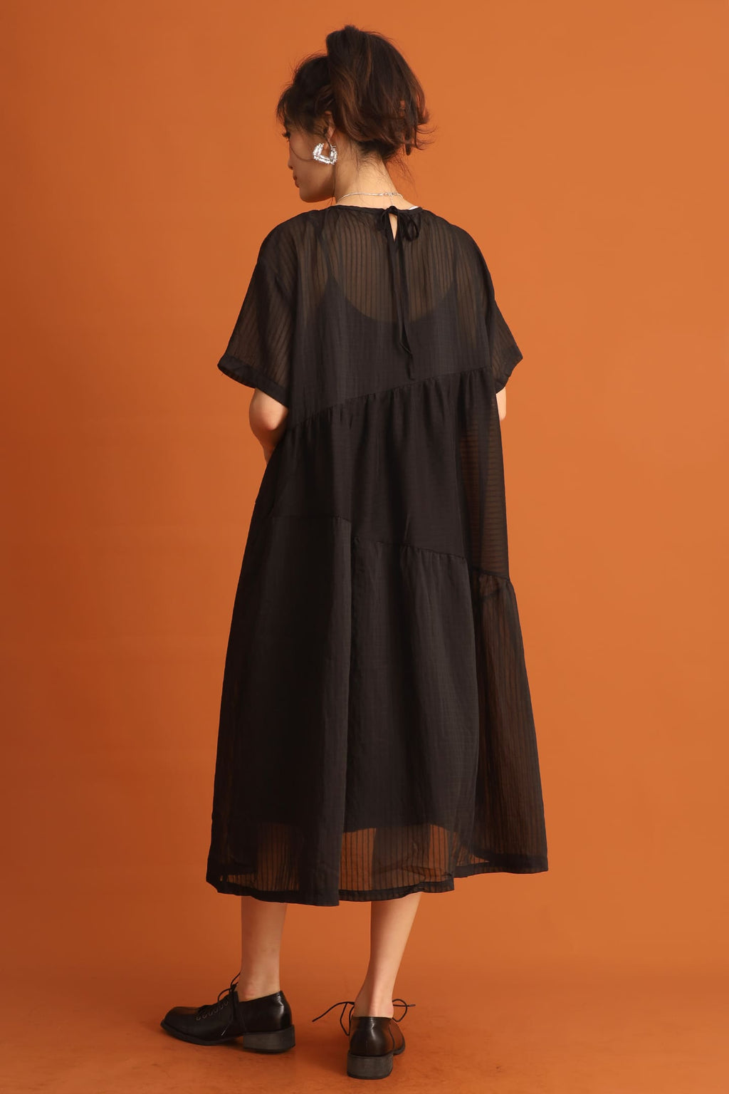CHOSEN - Shin Hye 2 in 1 Dress Set in Black