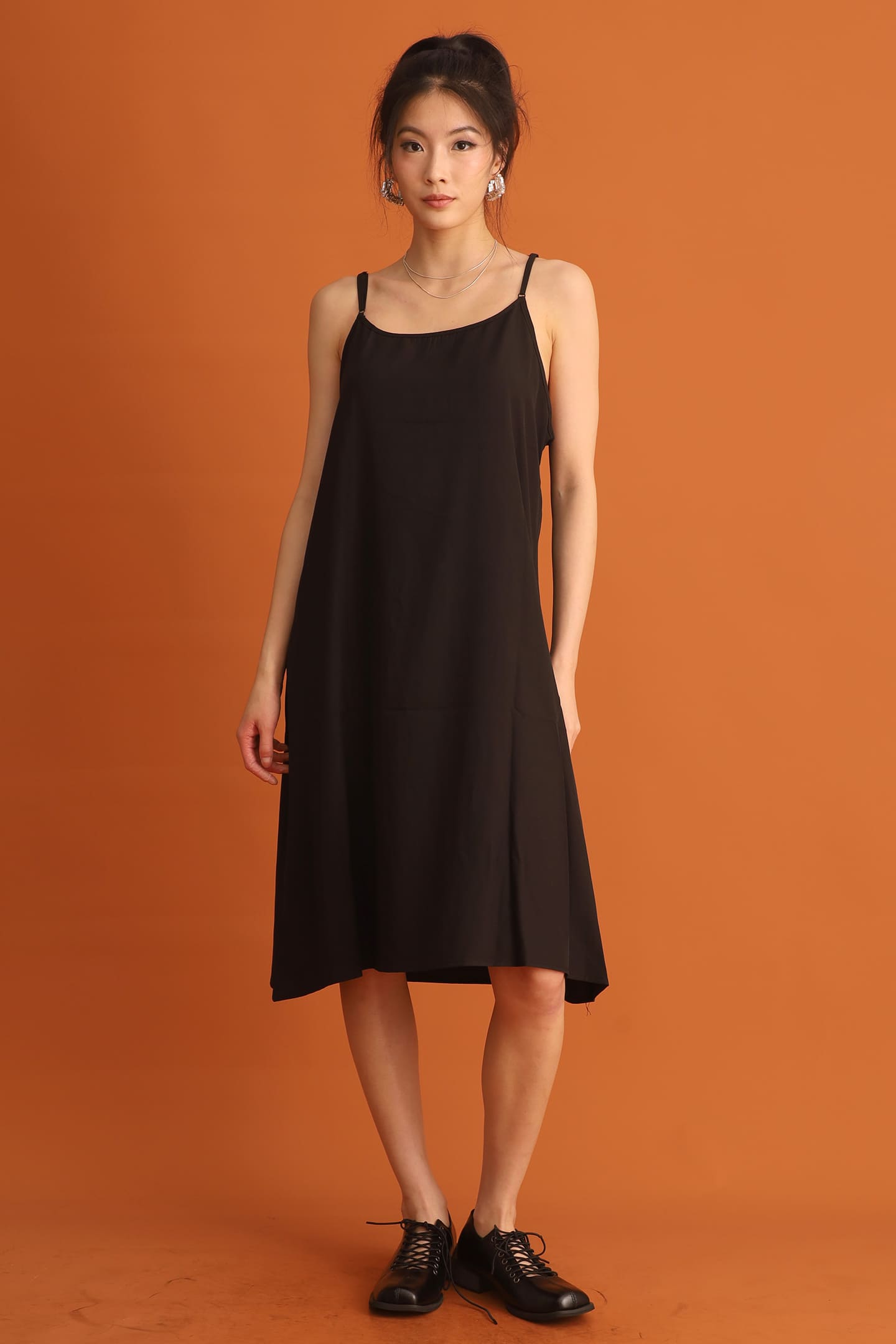 CHOSEN - Shin Hye 2 in 1 Dress Set in Black