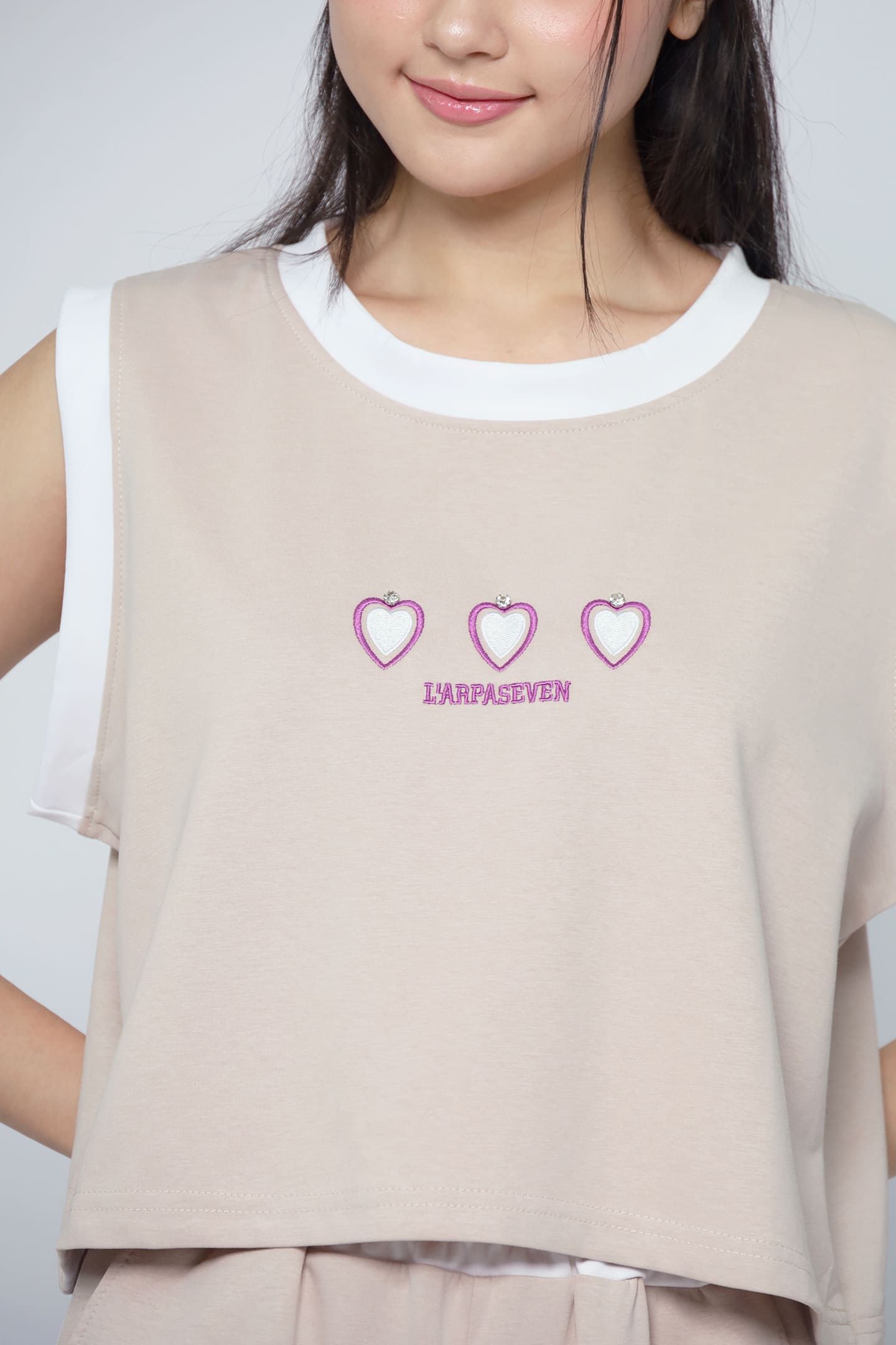 JOY - Triple Hearts 2 in 1 Top and Pants Set