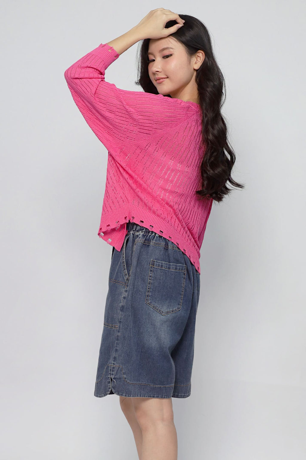 JOY - Twinkie Knit Cardigan in Pink