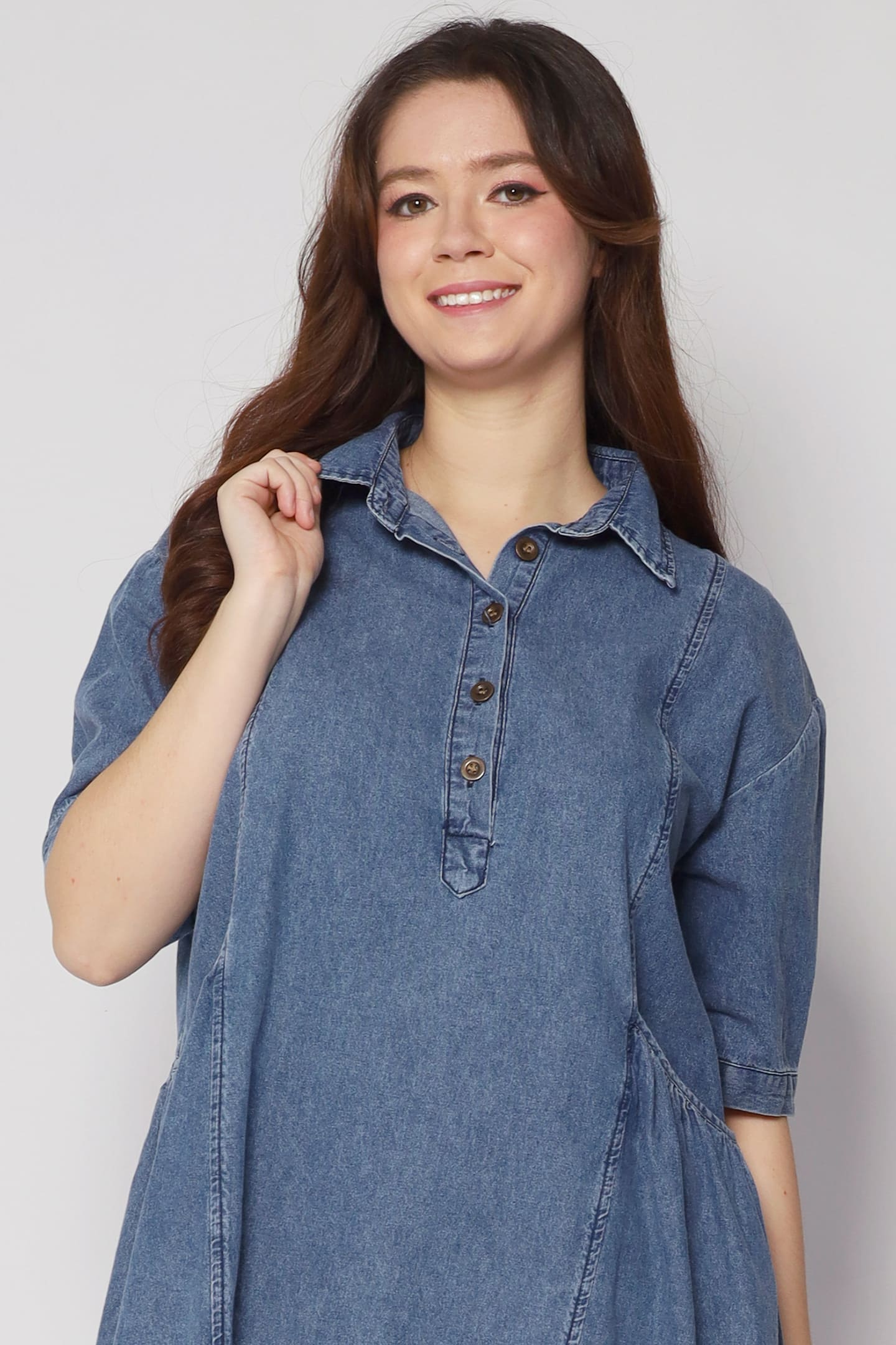 Vava Denim Pocket Dress