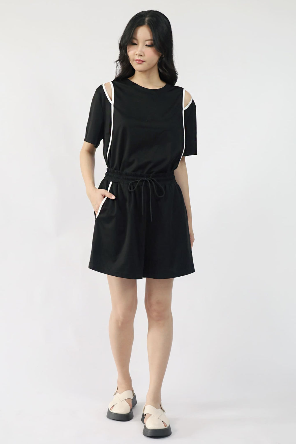 TENCEL - All Day Shorts in Black