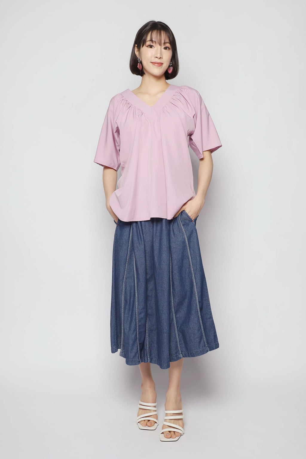 Whitney Junior Top in All Star Lilac